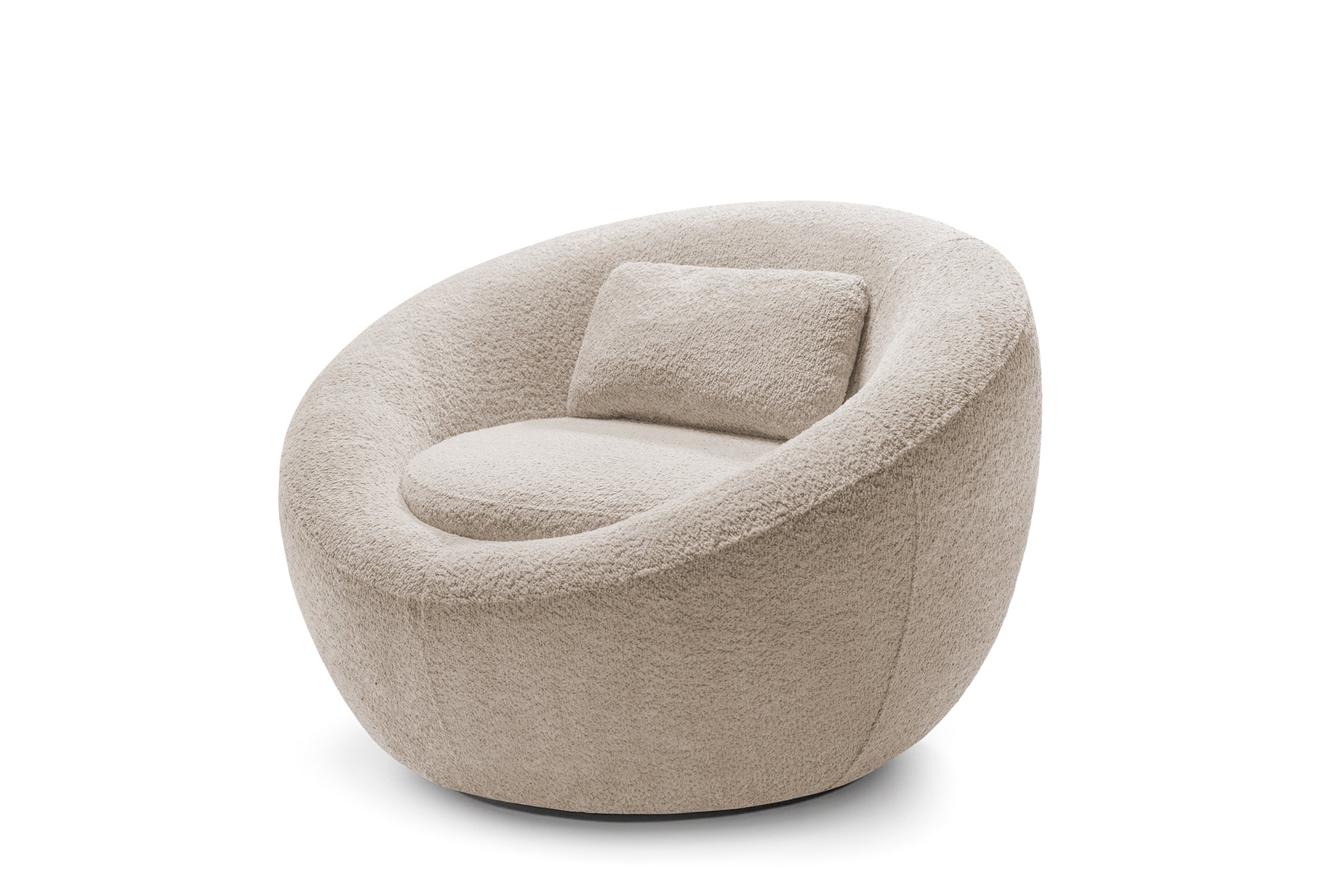 Fotoliu NIDO, suport lombar, 70x70x90 cm, #color_Bej-Anthology