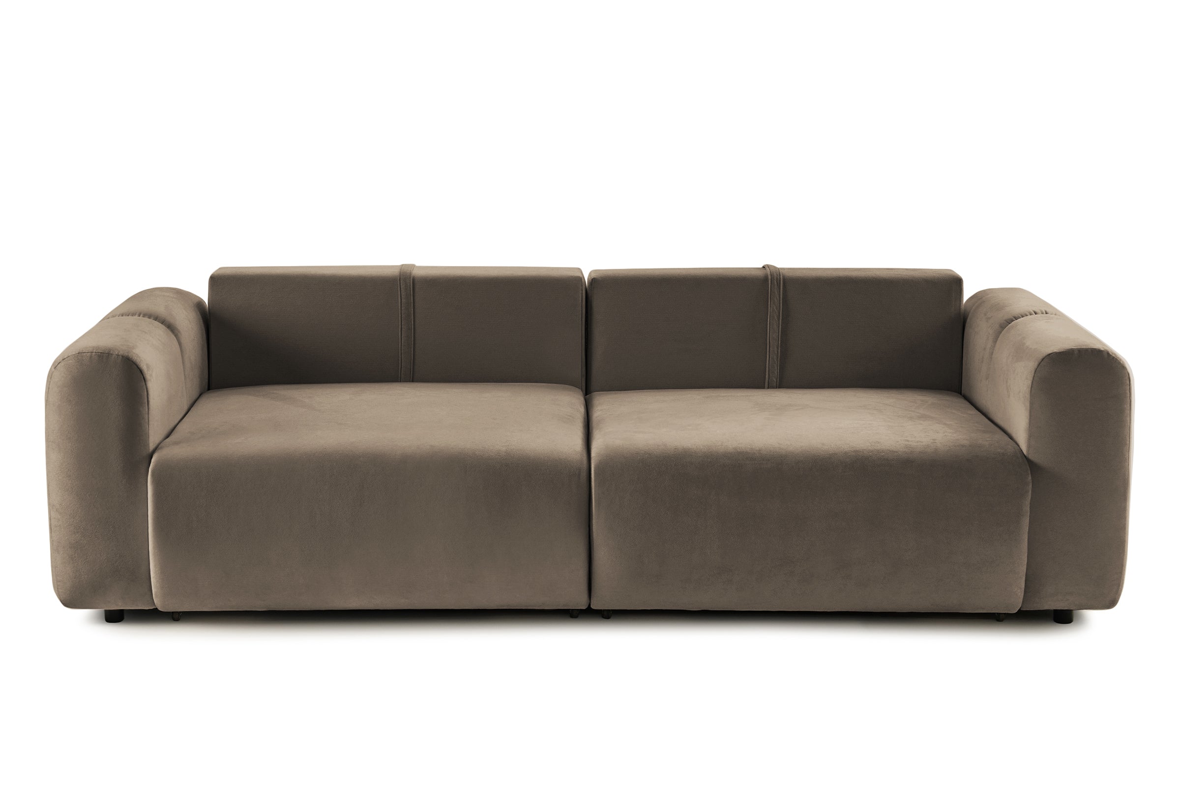 Canapea Extensibilă 3 locuri GEORGIA, cu 2 lăzi depozitare, 248x110x90 cm #color_Cafe-Havana