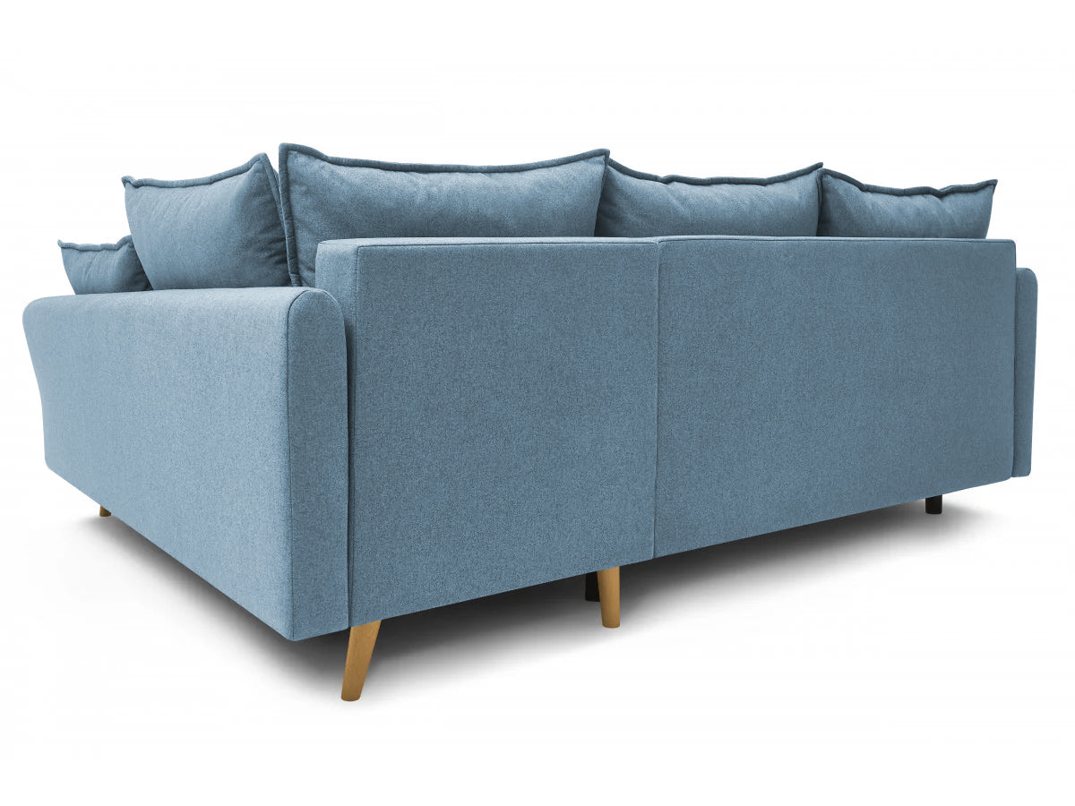 Colțar Extensibil JULIET, cu ladă de depozitare, variante stânga/dreapta, 240x166x95 cm - Prestigehome.ro - Canapea - Prestige #color_Albastru-Loft