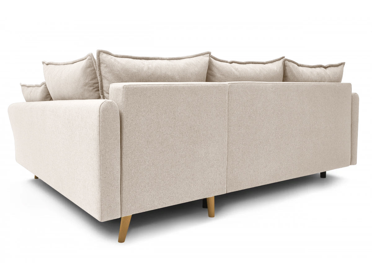 Colțar Extensibil JULIET, cu ladă de depozitare, variante stânga/dreapta, 240x166x95 cm - Prestigehome.ro - Canapea - Prestige #color_Crem-Loft