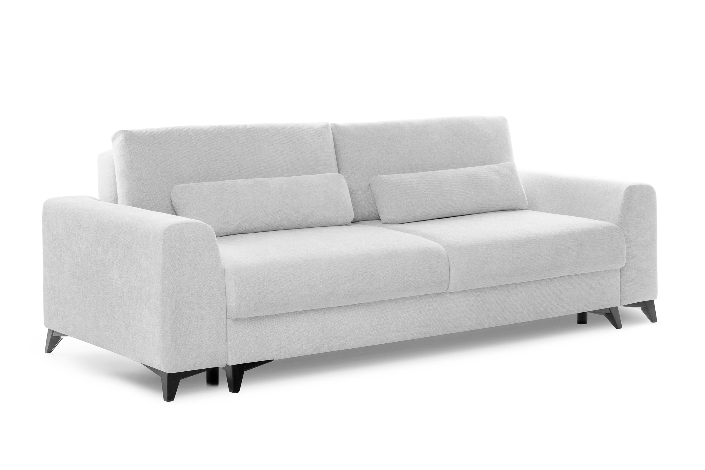 Canapea Extensibilă 3 locuri TIVOLI, 240x105x95 cm, #color_Gri-Argintiu-Mystery