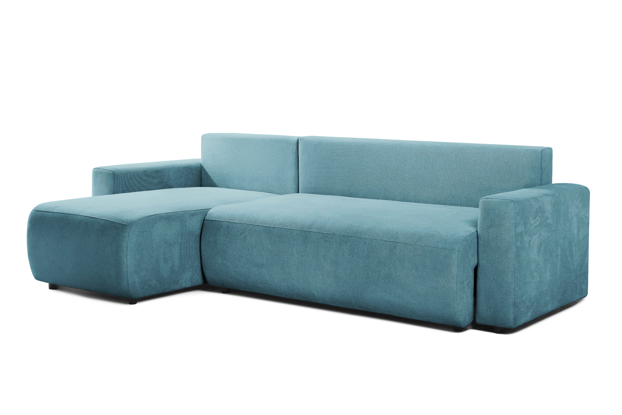 Canapea Extensibilă 3 locuri KENZO, 235x100x93 cm, #color_Albastru-Memphis