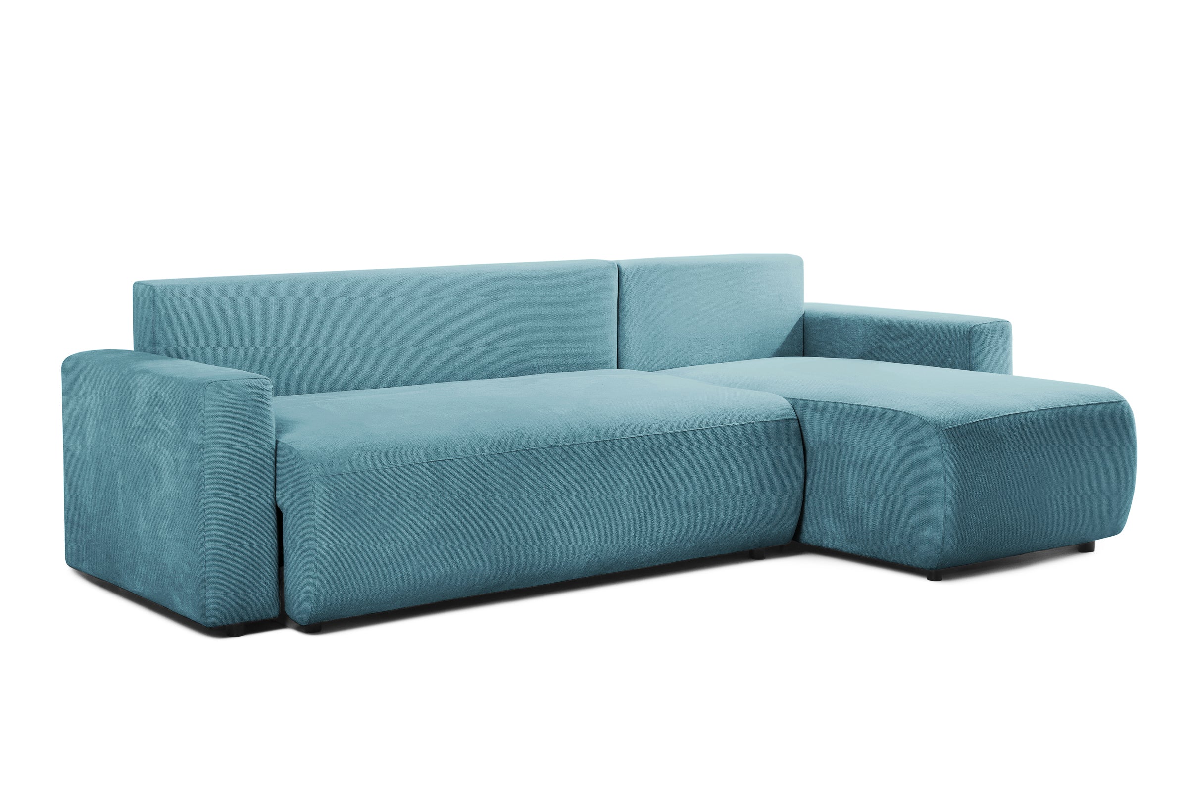 Canapea Extensibilă 3 locuri KENZO, 235x100x93 cm, #color_Albastru-Memphis