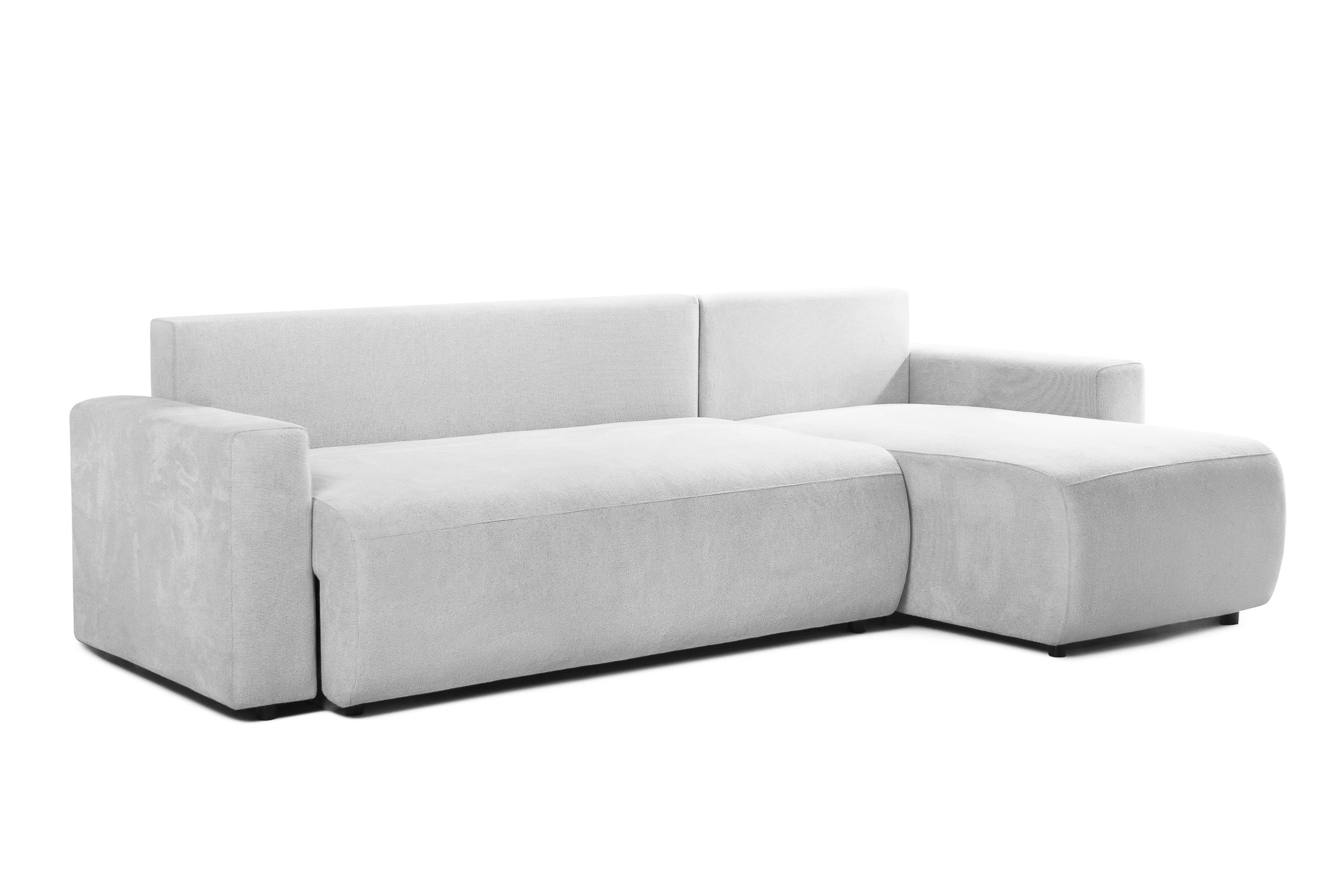 Canapea Extensibilă 3 locuri KENZO, 235x100x93 cm, #color_Gri-Argintiu-Memphis