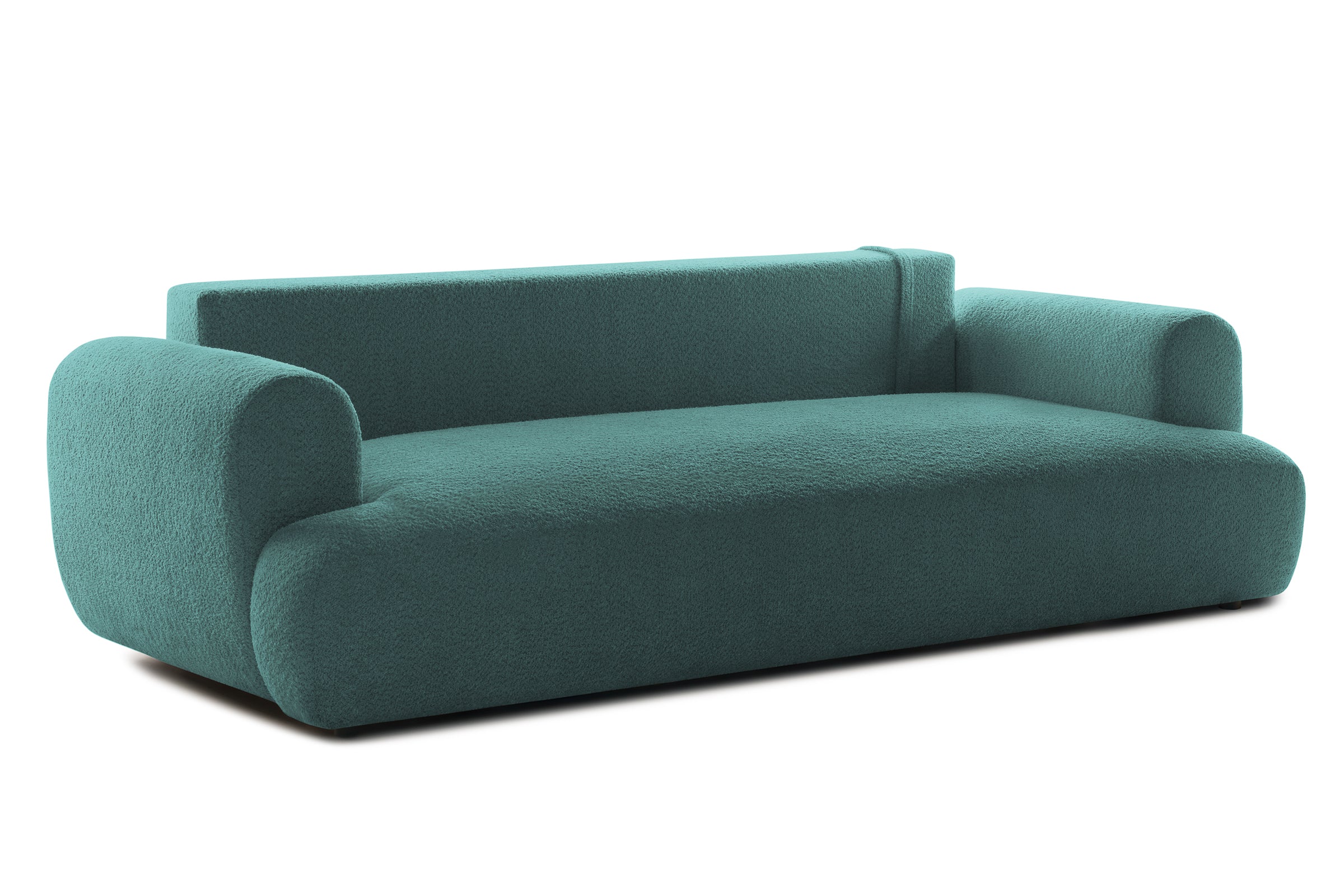 Canapea Extensibilă 3 locuri NOA, cu ladă depozitare, 244x108x80 cm, #color_Albastru-Anthology