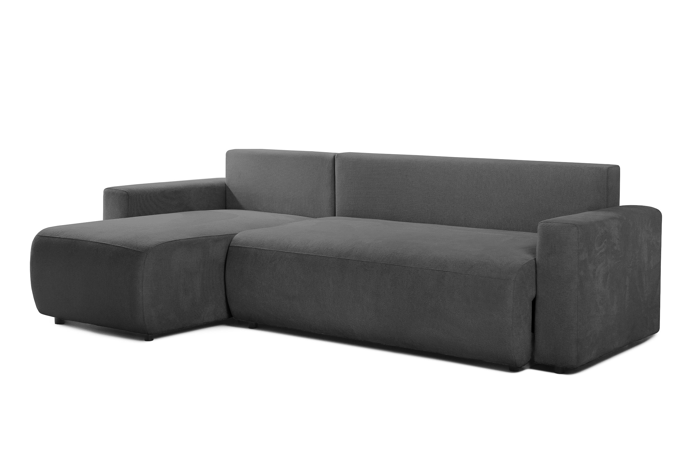 Canapea Extensibilă 3 locuri KENZO, 235x100x93 cm, #color_Gri-Cenusiu-Memphis