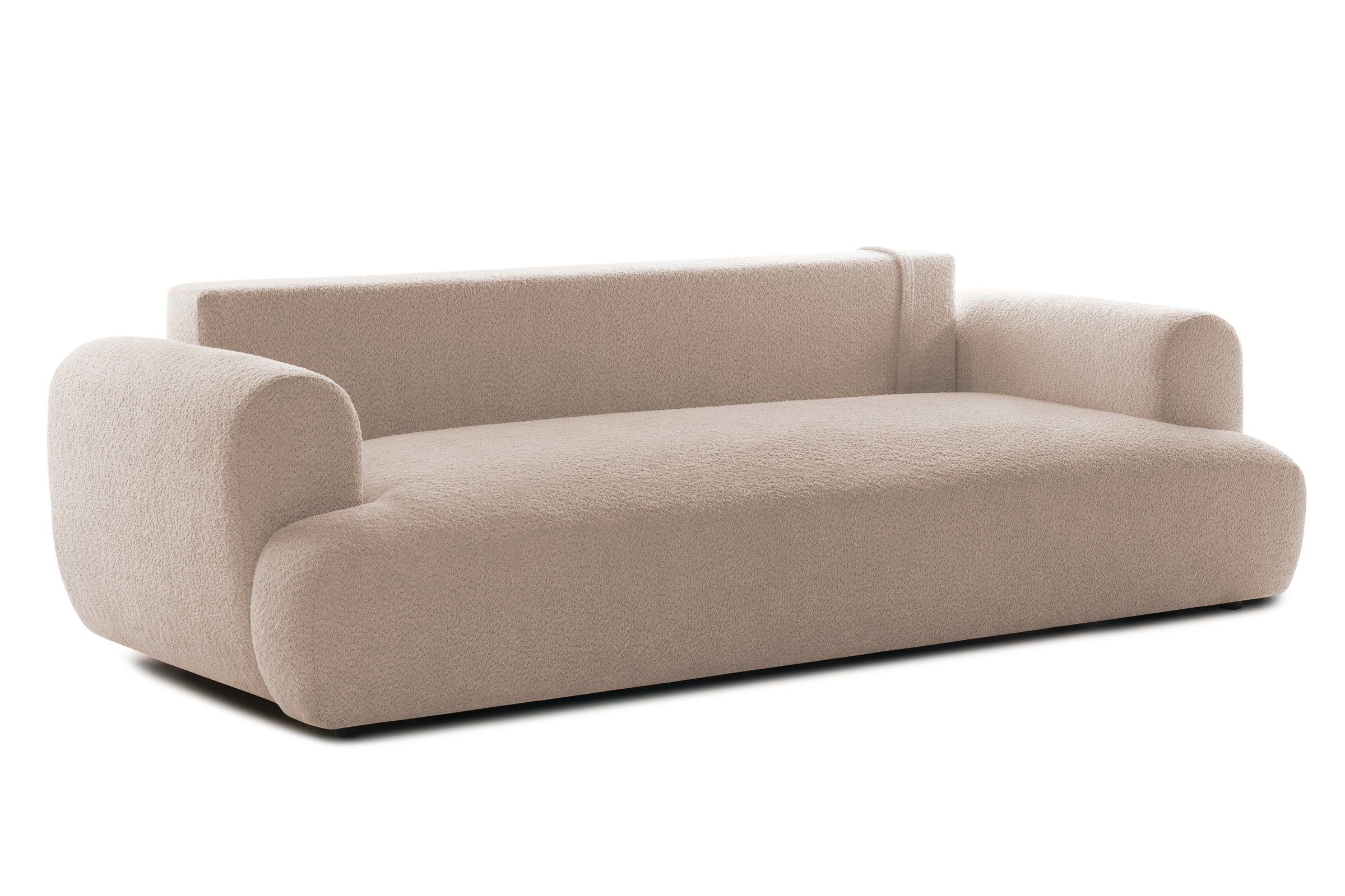 Canapea Extensibilă 3 locuri NOA, cu ladă depozitare, 244x108x80 cm, #color_Crem-Anthology