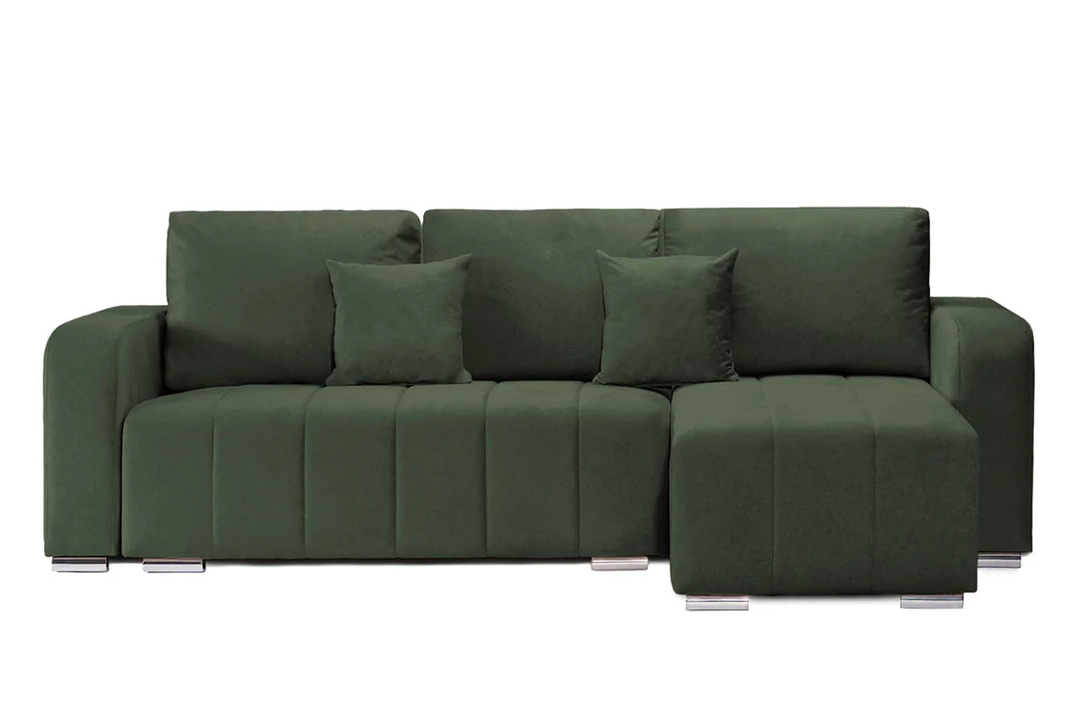 Colțar Extensibil DIEGO, cu lada depozitare, sezlong interschimbabil, 230x190x93cm, Prestigehome.ro, #color_Verde-Whisper