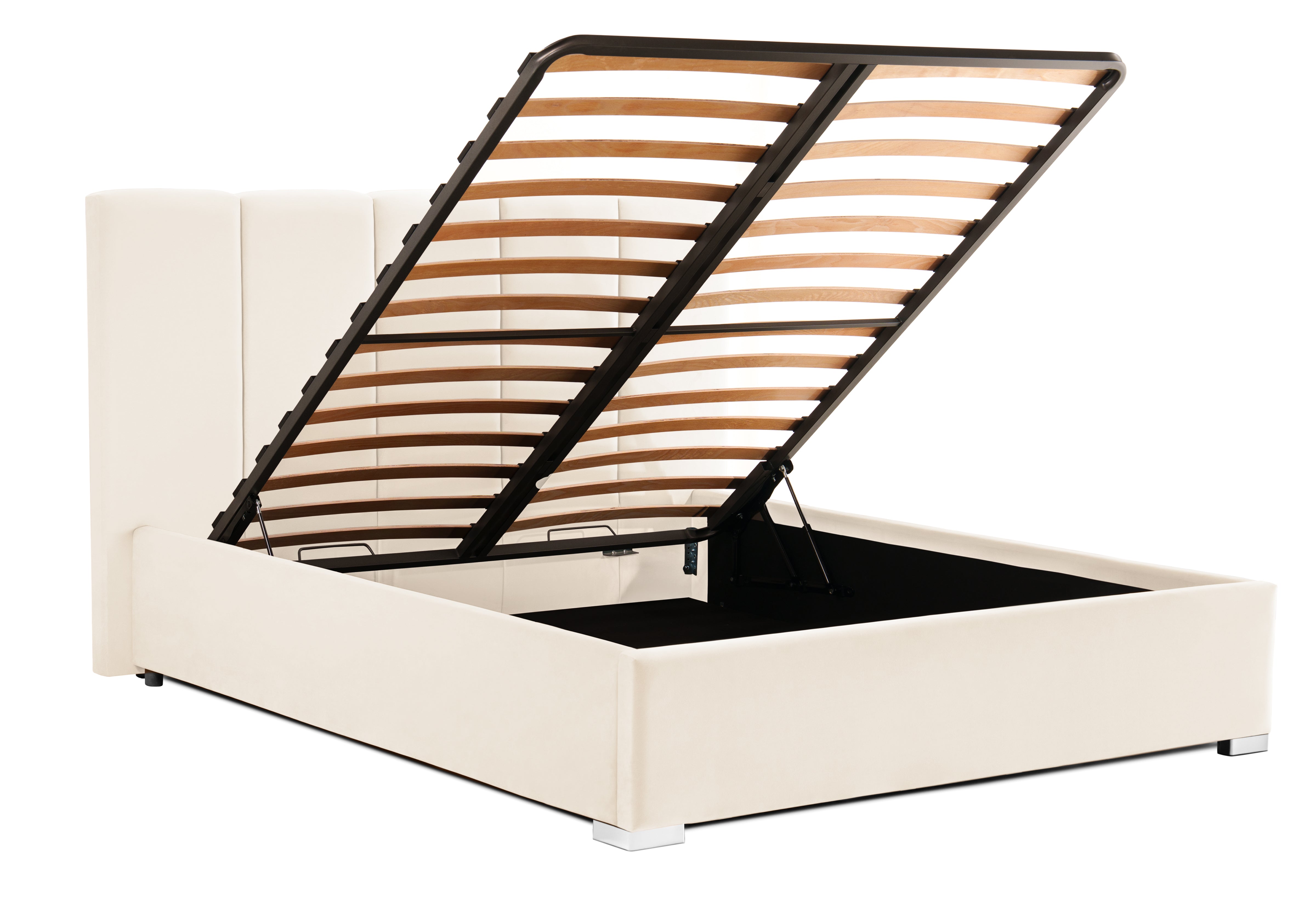 Pat Tapitat Luna, cu Lada Rabatabil, Prestigehome.ro, Prestige, #color_swing-crem