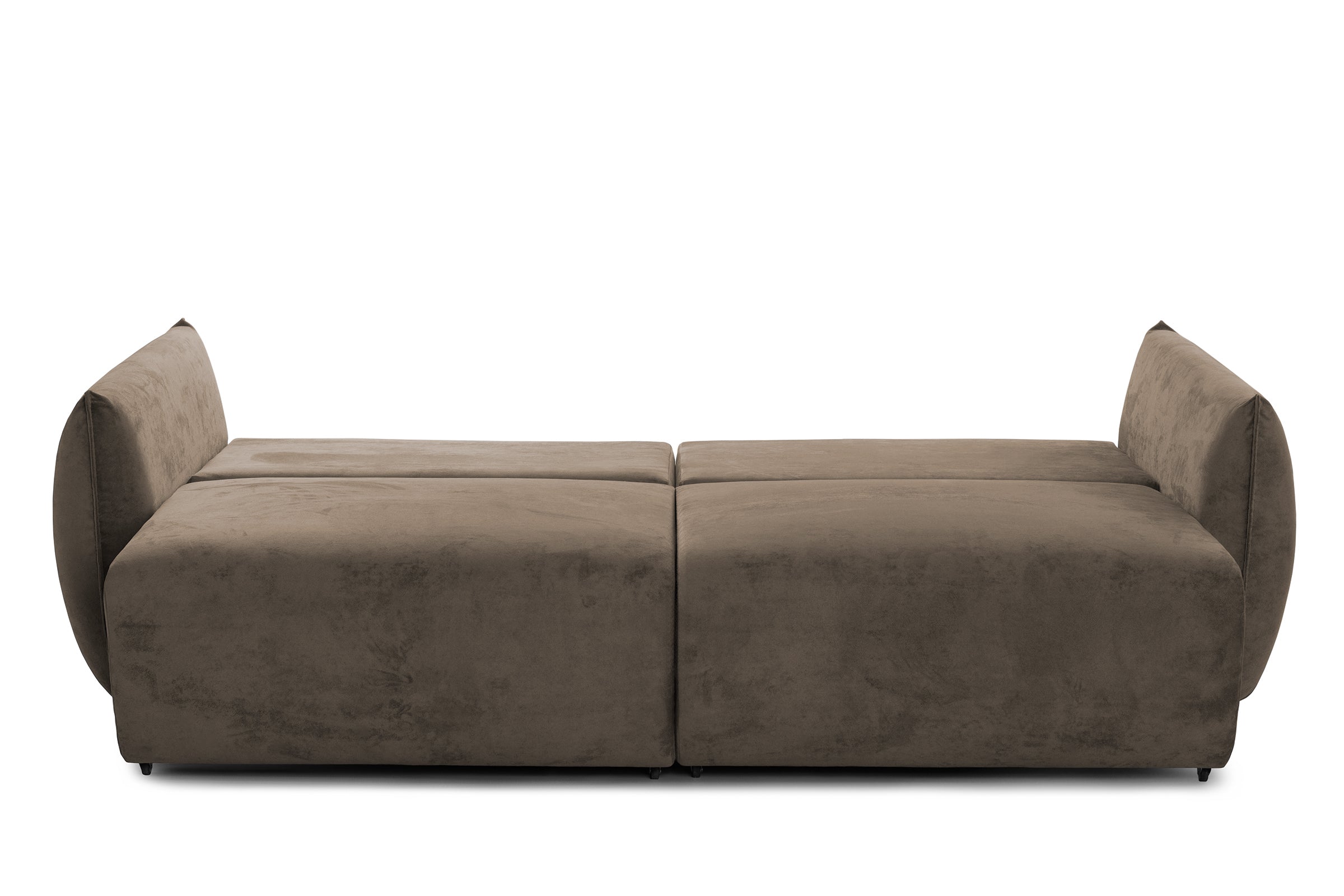 Canapea Extensibilă 3 locuri OSAKA, cu ladă depozitare, 238x110x90 cm #color_Cafe-Havana