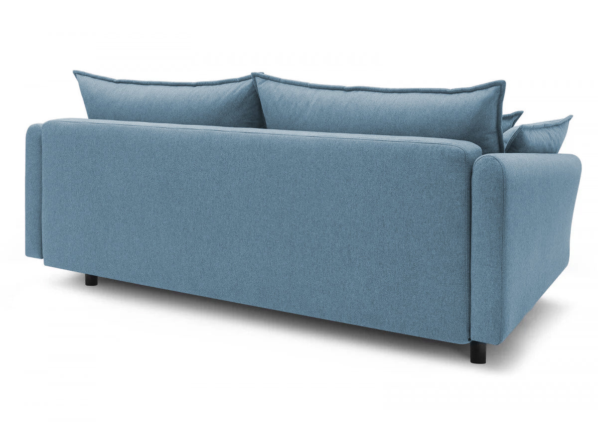 Canapea Extensibilă 3 locuri JULIET, cu ladă de depozitare, 215x88x95 cm - Prestigehome.ro - Canapea - Prestige #color_Albastru-Loft