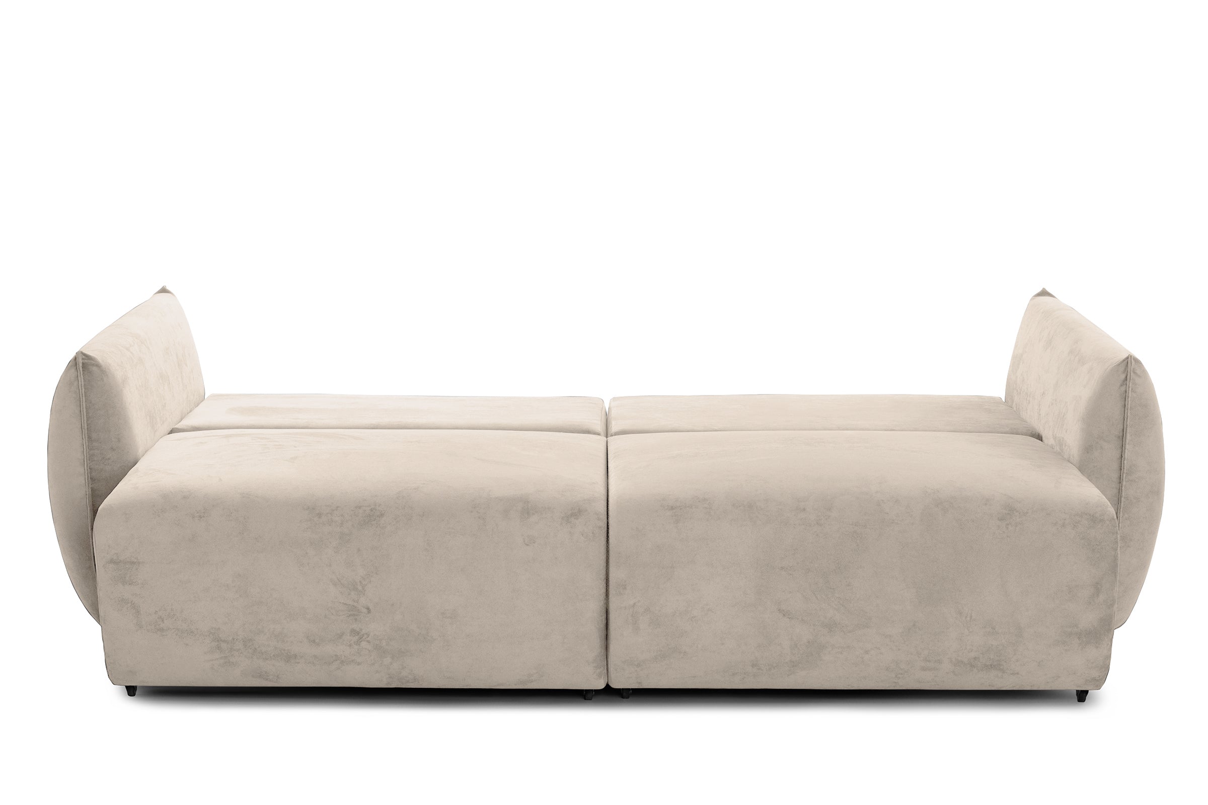 Canapea Extensibilă 3 locuri OSAKA, cu ladă depozitare, 238x110x90 cm #color_Bej-Havana