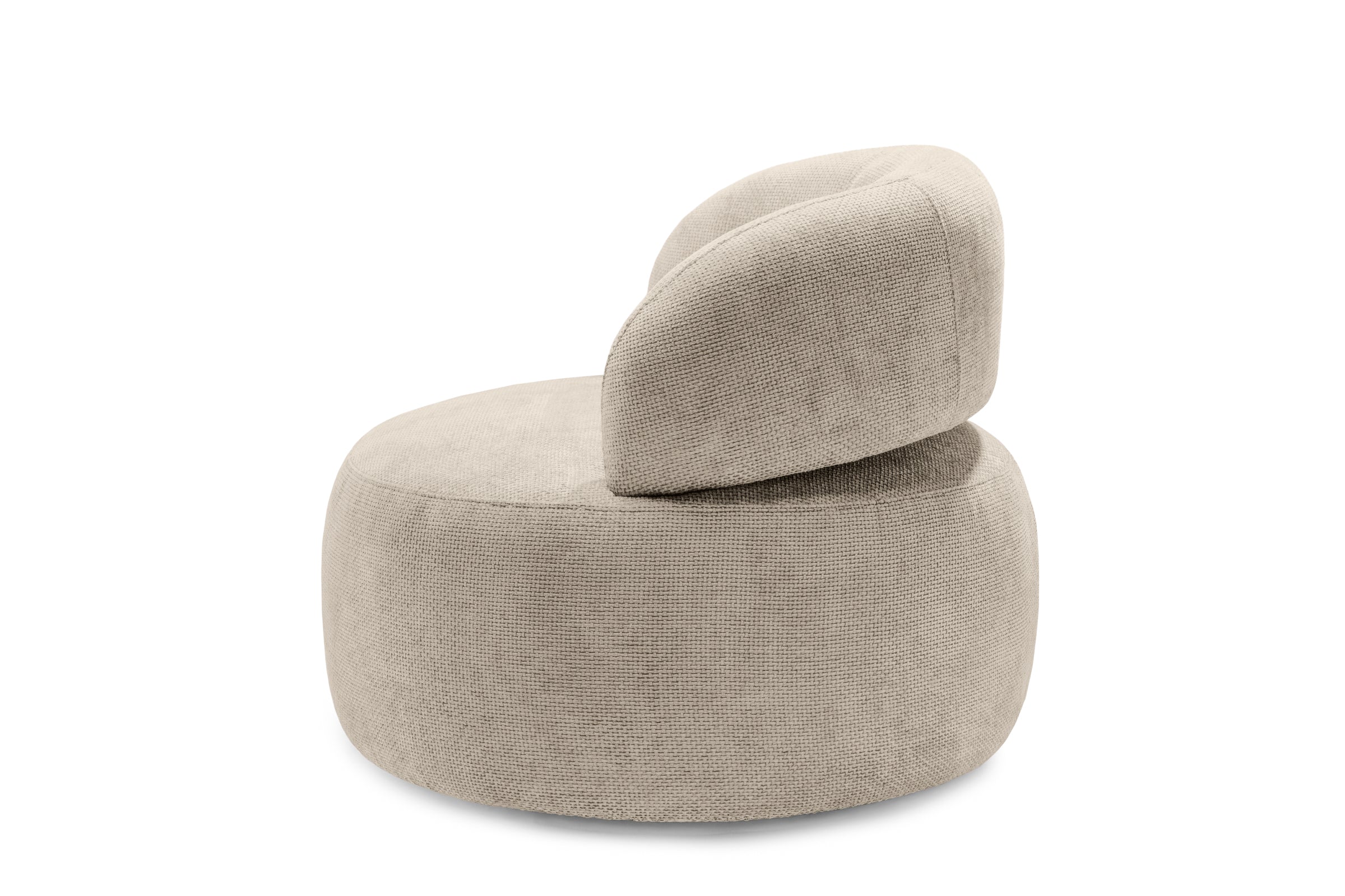 Fotoliu Moon, tetieră reglabilă, suport lombar, #color_Crem-Eden