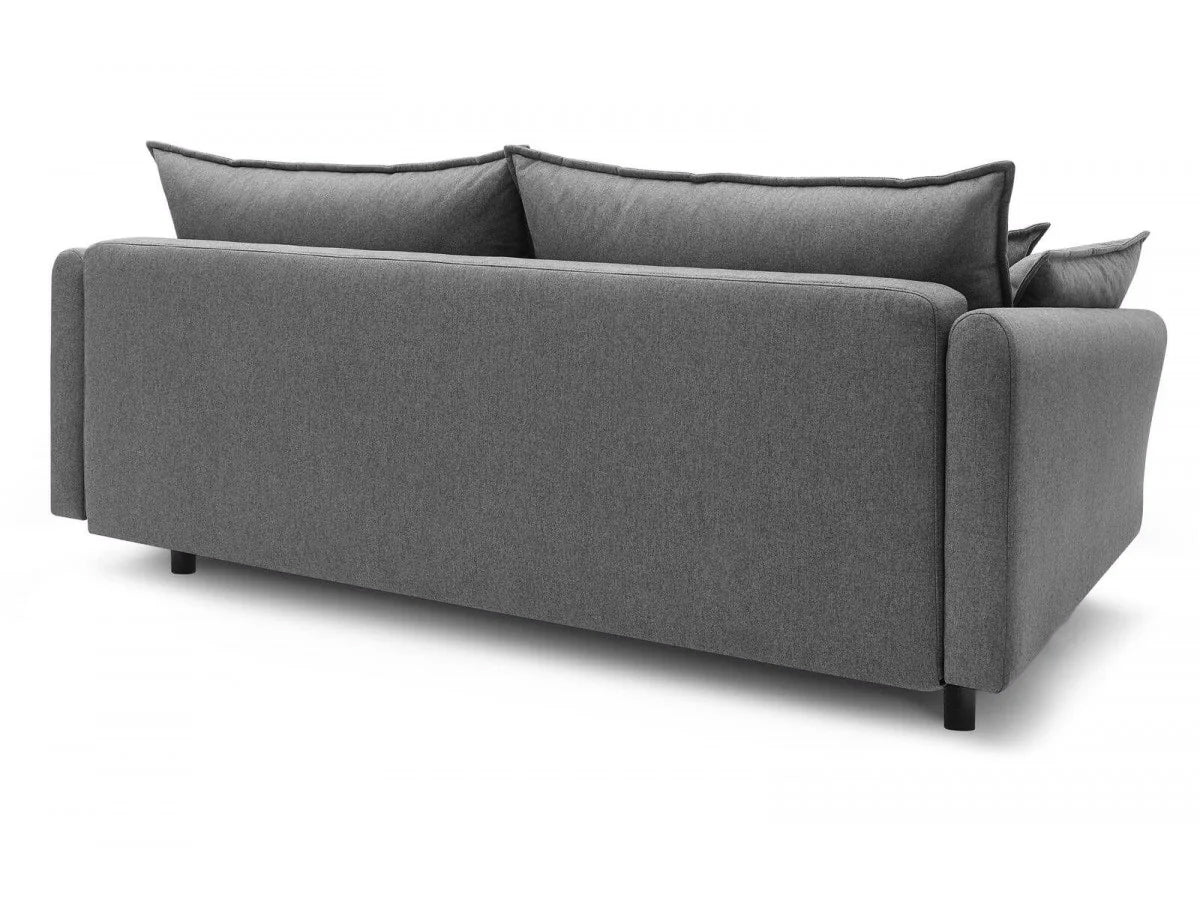 Canapea Extensibilă 3 locuri JULIET, cu ladă de depozitare, 215x88x95 cm - Prestigehome.ro - Canapea - Prestige #color_Gri-Inchis-Loft