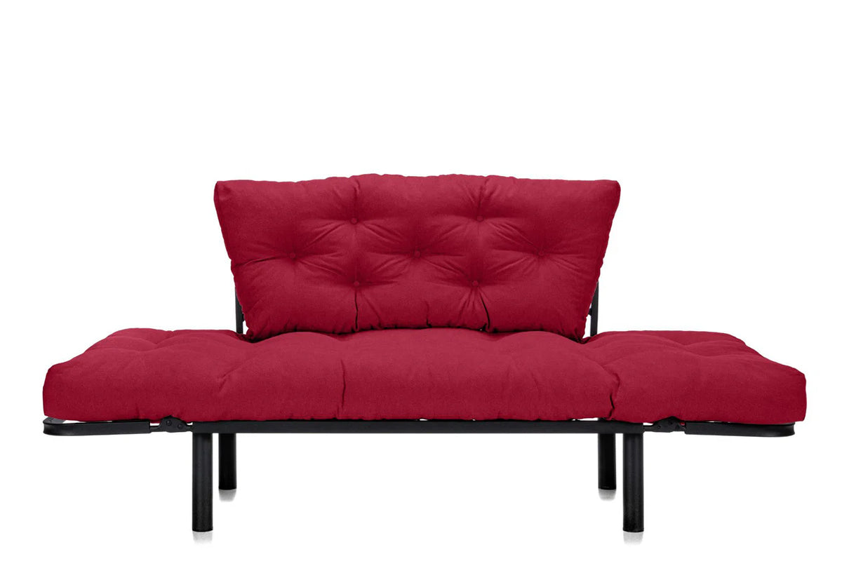 Canapea Extensibila 2 locuri SUNNY, pentru terasa, 155X70X85 cm, prestigehome.ro, Prestige Home, Prestige, balcon, gradina mobila, #color_rosu-enjoy