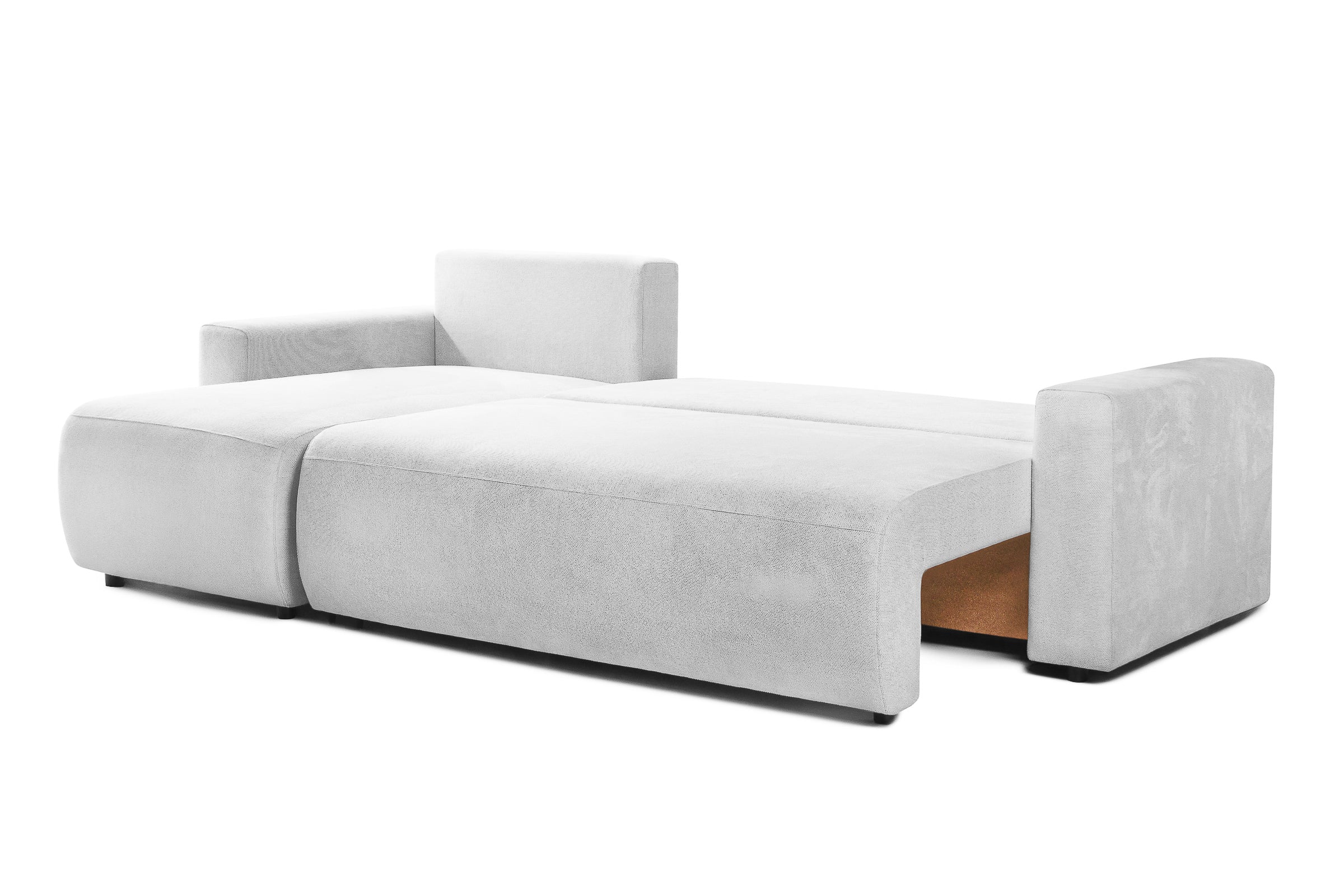 Canapea Extensibilă 3 locuri KENZO, 235x100x93 cm, #color_Gri-Argintiu-Memphis