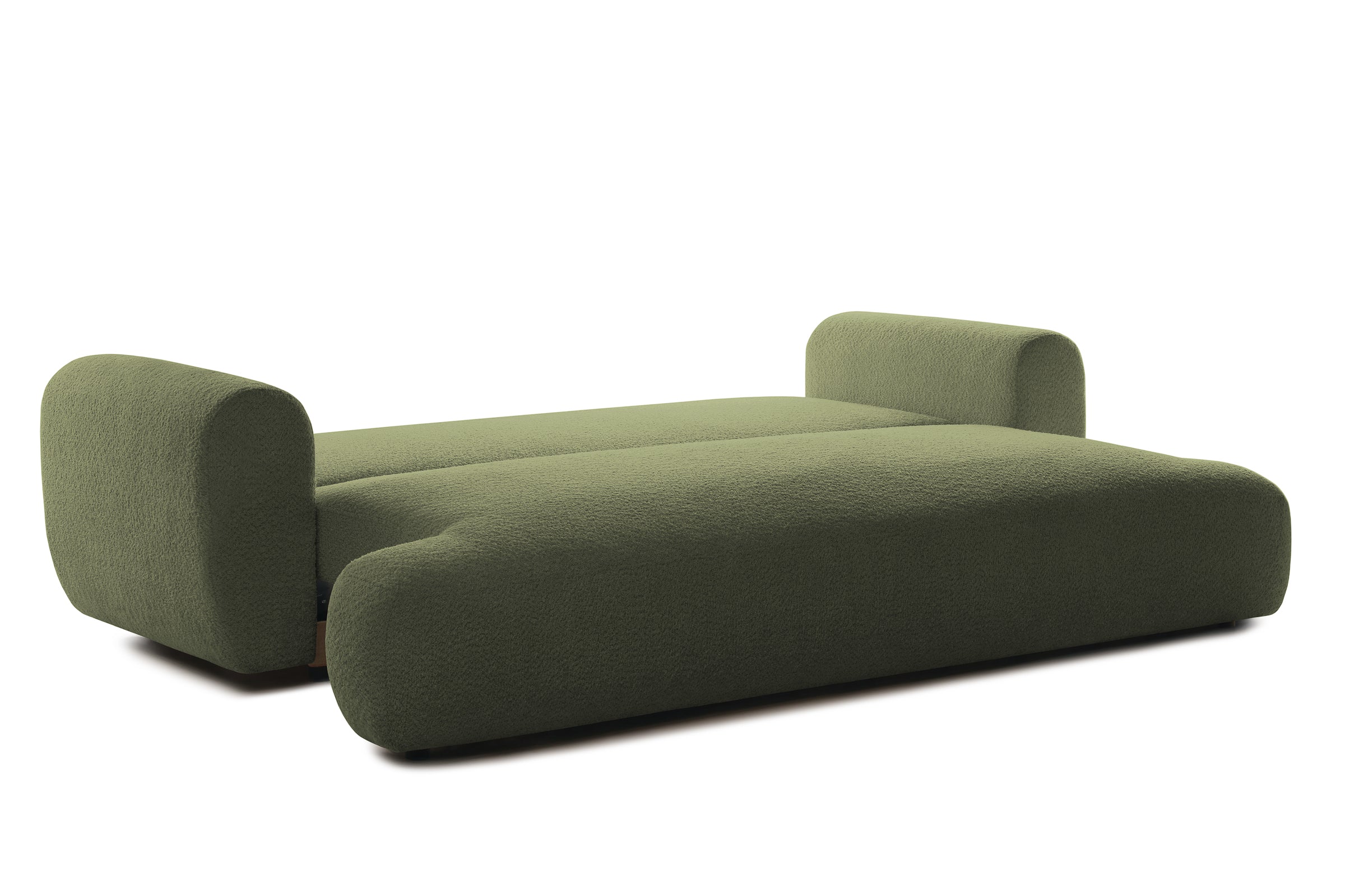 Canapea Extensibilă 3 locuri NOA, cu ladă depozitare, 244x108x80 cm, #color_Verde-Anthology