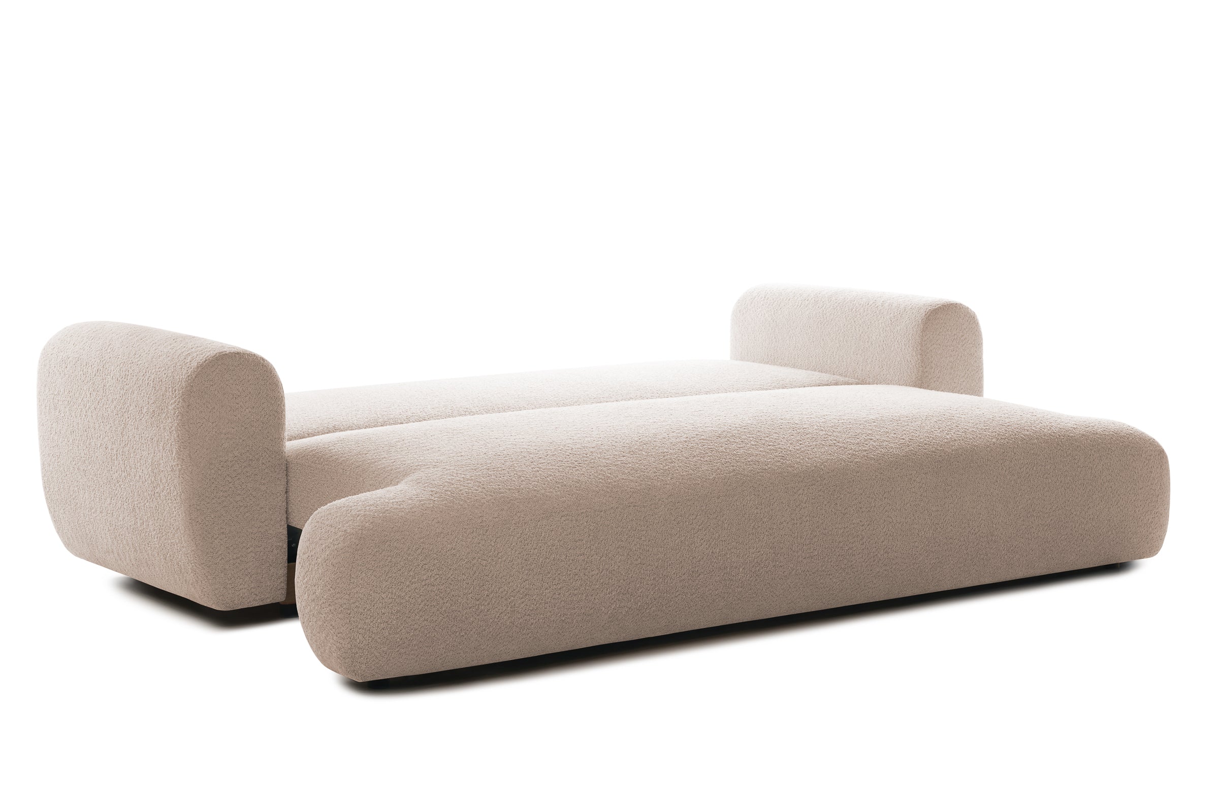 Canapea Extensibilă 3 locuri NOA, cu ladă depozitare, 244x108x80 cm, #color_Crem-Anthology