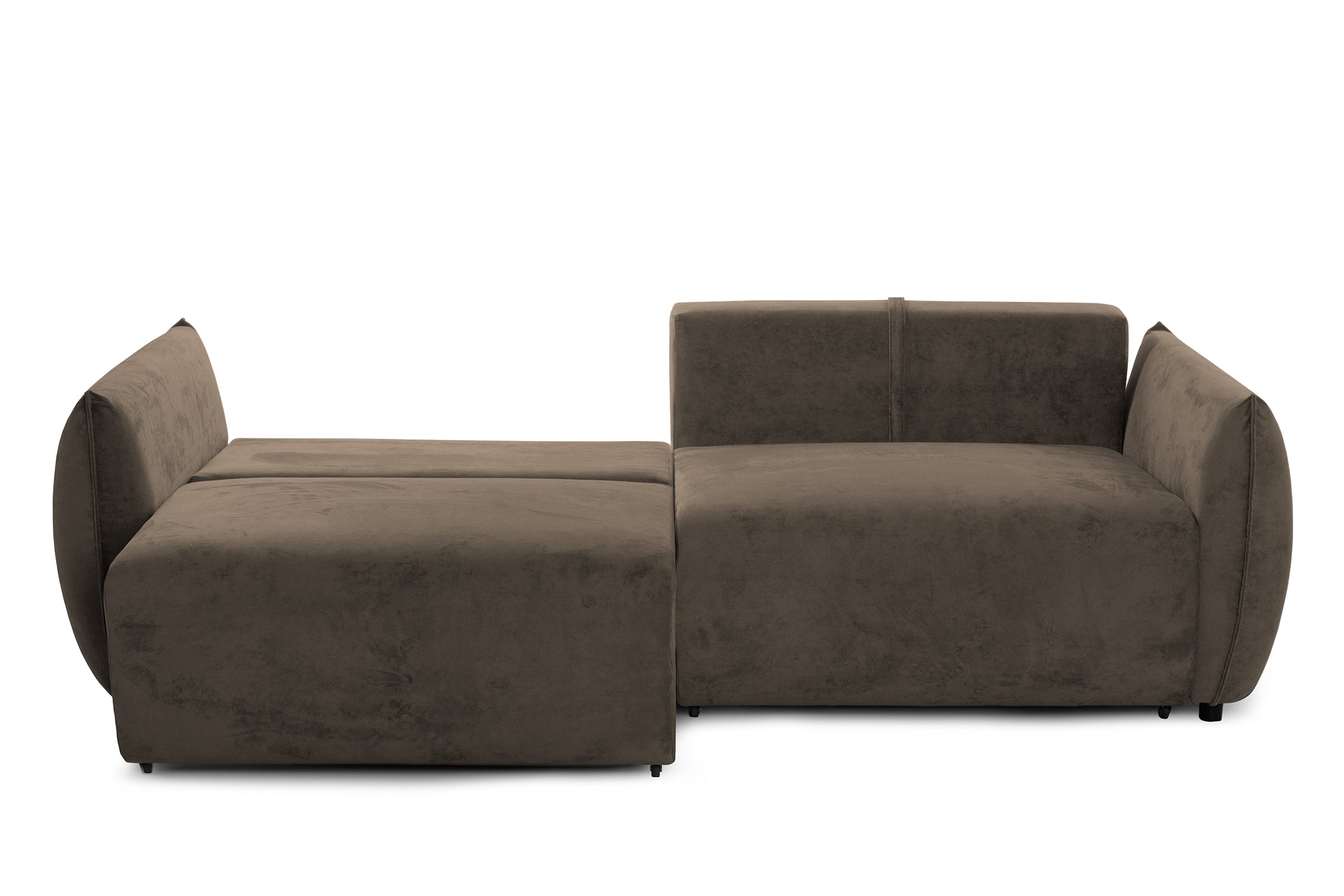 Canapea Extensibilă 3 locuri OSAKA, cu ladă depozitare, 238x110x90 cm #color_Cafe-Havana