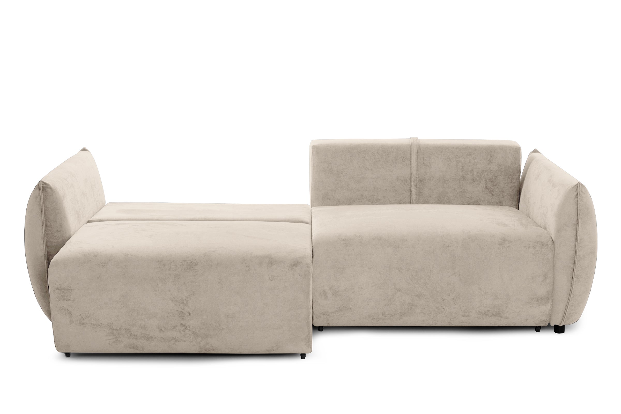 Canapea Extensibilă 3 locuri OSAKA, cu ladă depozitare, 238x110x90 cm #color_Bej-Havana