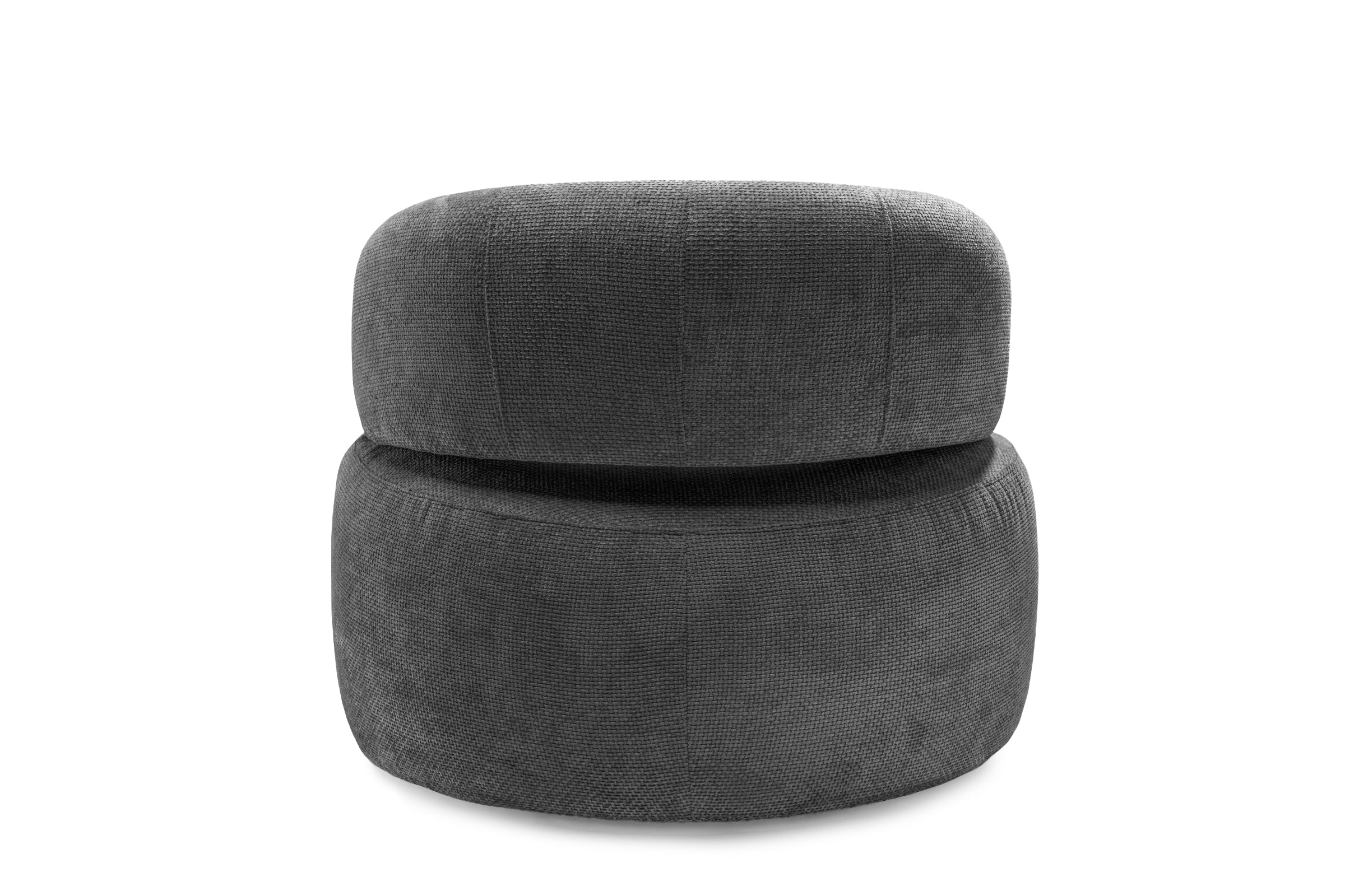 Fotoliu Moon, tetieră reglabilă, suport lombar, #color_Antracit-Eden