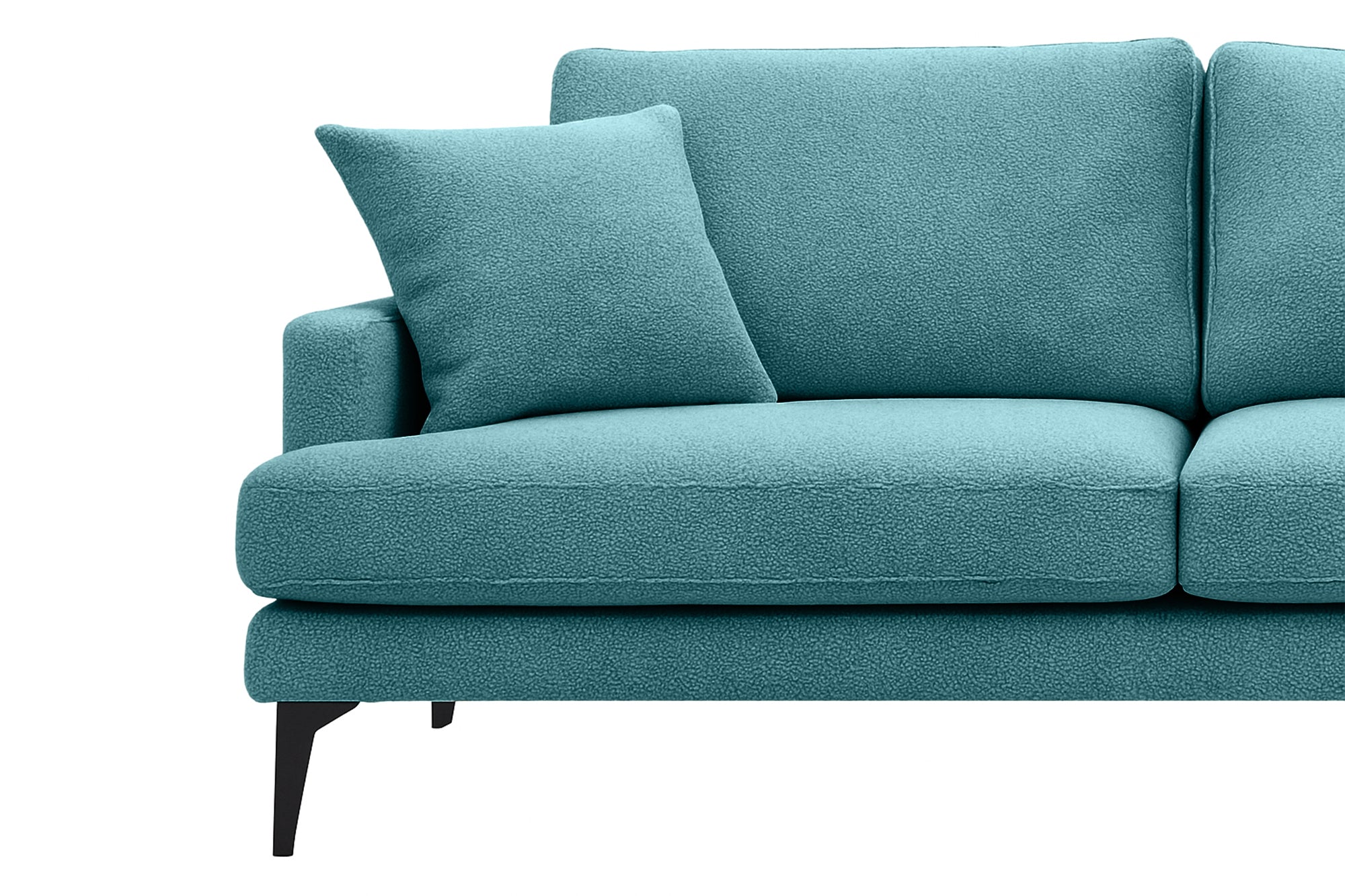 Canapea Fixă AZURRO, 2 locuri, 175x90x85 cm - Prestigehome.ro - Canapea - Prestige #color_Turcoaz-Mystery