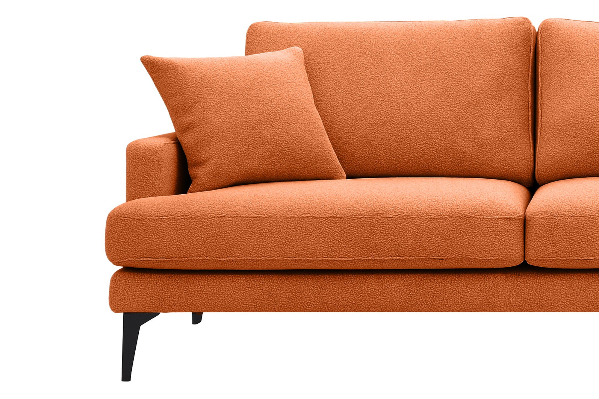 Canapea Fixă AZURRO, 2 locuri, 175x90x85 cm - Prestigehome.ro - Canapea - Prestige #color_Portocaliu-Mystery