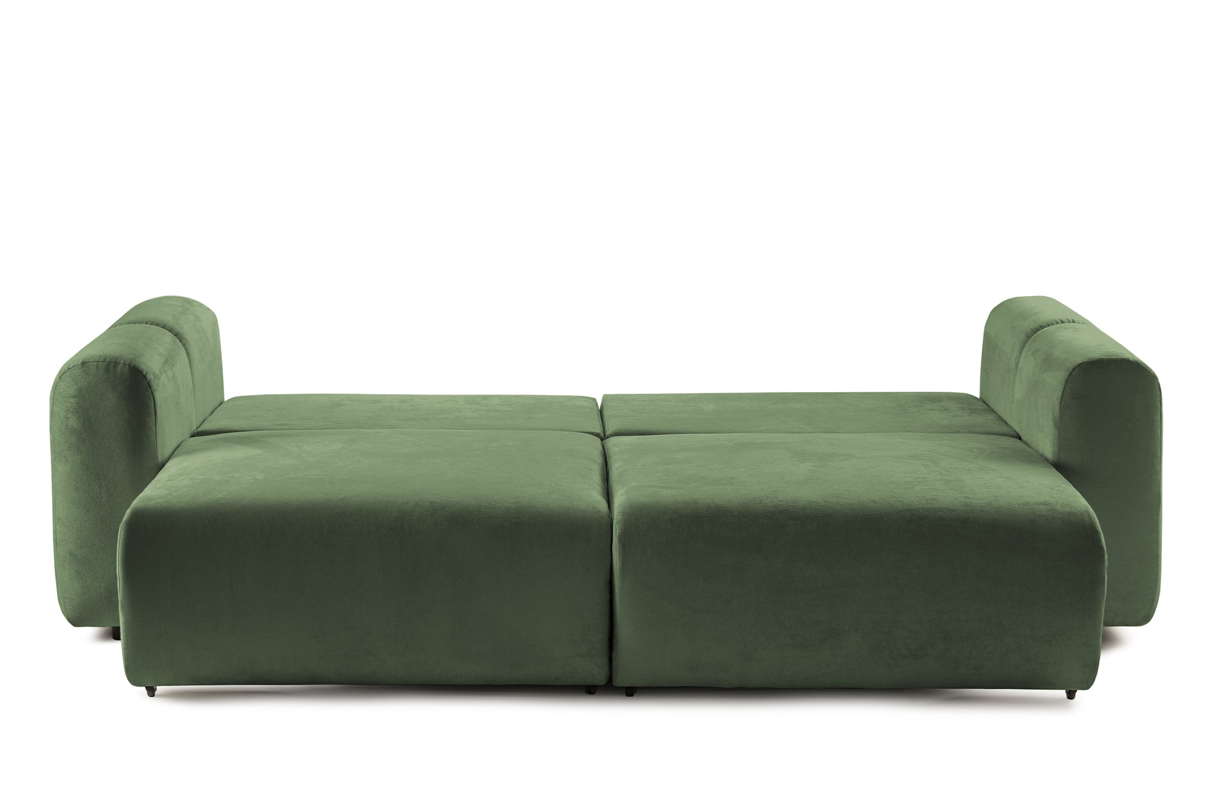 Canapea Extensibilă 3 locuri GEORGIA, cu 2 lăzi depozitare, 248x110x90 cm #color_Verde-Havana