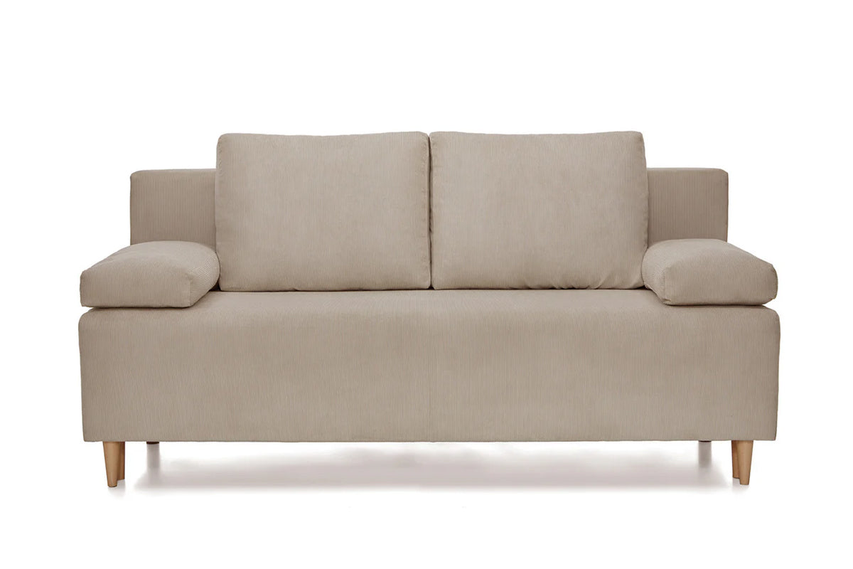 Canapea Extensibila 3 locuri Candy, cu lada de depozitare, 190x95x100cm - Prestigehome.ro - Canapea - Prestige - #color_Bej-Fjord