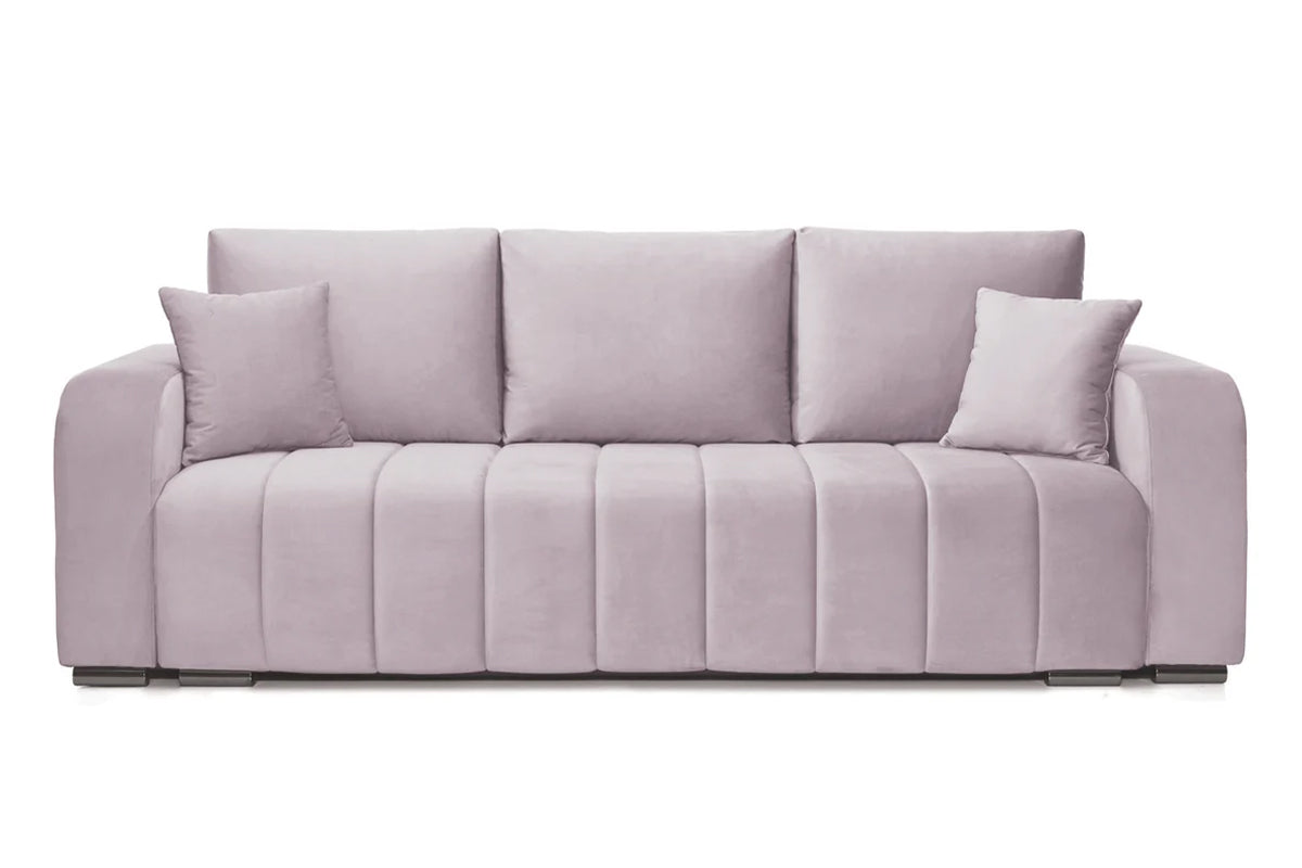 Canapea Extensibila 3 locuri Diego, cu lada de depozitare, 230x92x90 cm - Prestigehome.ro - Canapea - Prestige - #color_velutto-roz