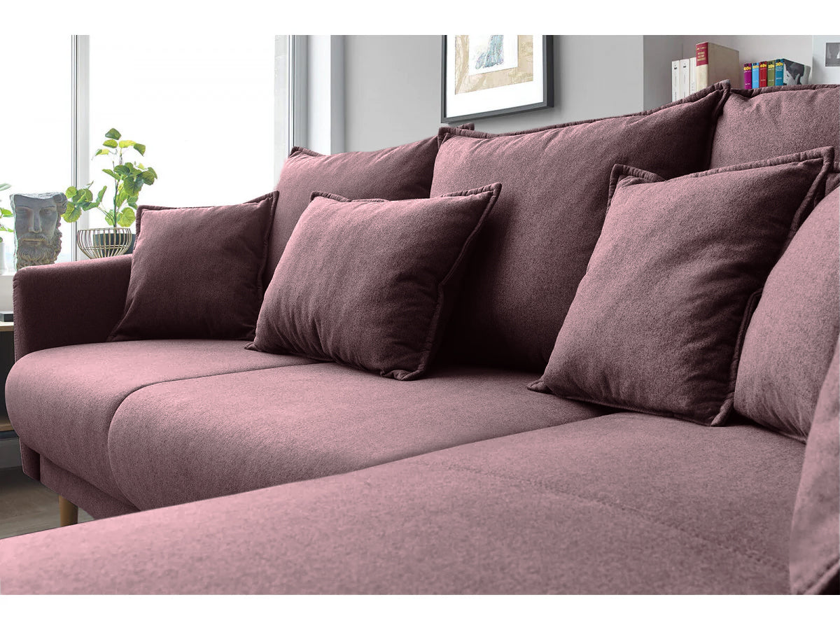 Colțar Extensibil JULIET, cu ladă de depozitare, variante stânga/dreapta, 240x166x95 cm - Prestigehome.ro - Canapea - Prestige #color_Violet-Loft