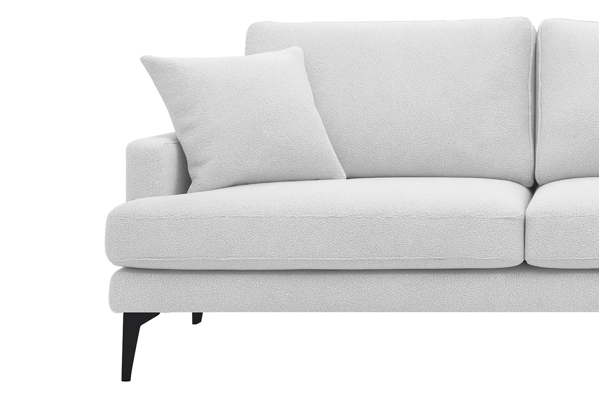 Canapea Fixă AZURRO, 2 locuri, 175x90x85 cm - Prestigehome.ro - Canapea - Prestige #color_Gri-Argintiu-Mystery