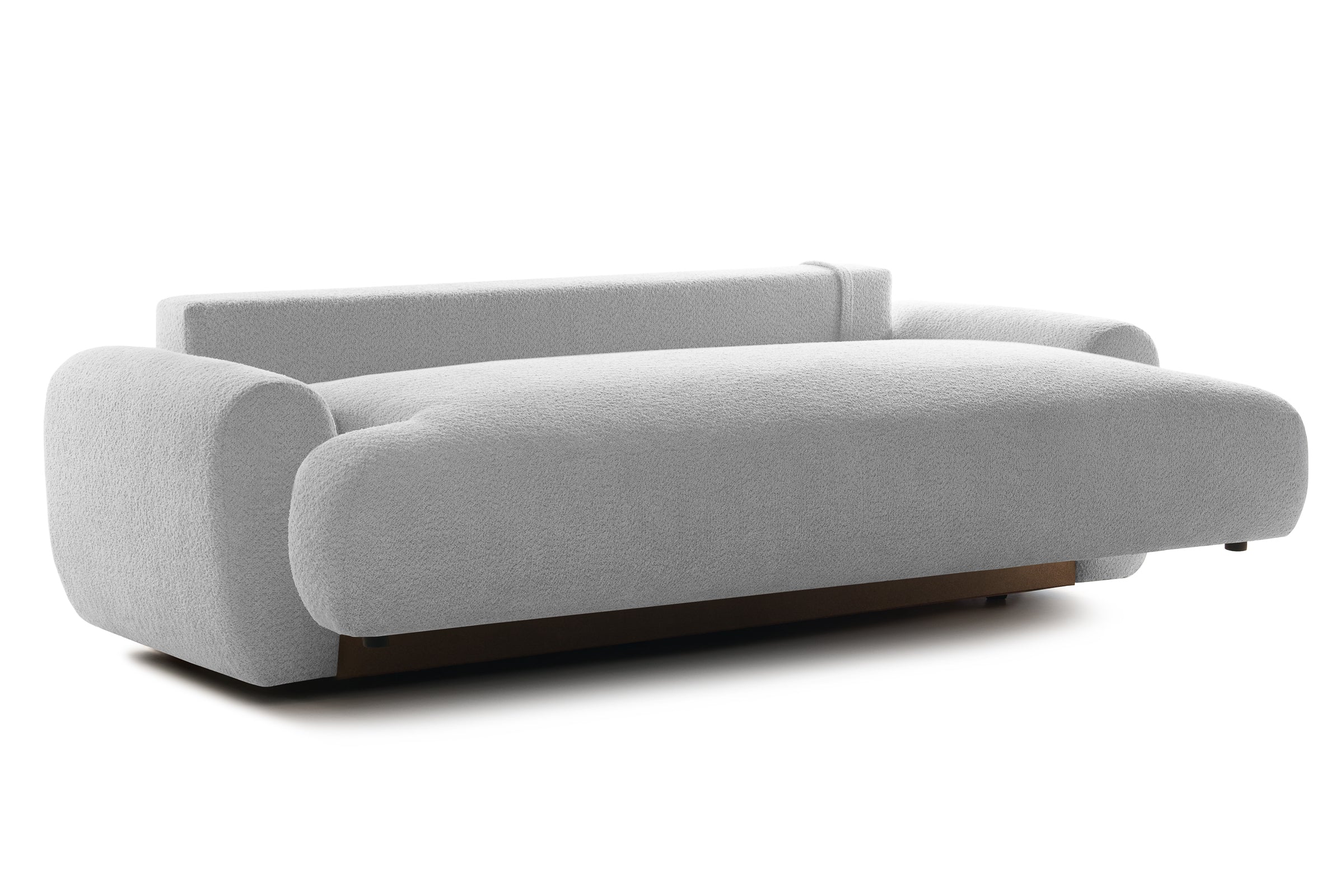 Canapea Extensibilă 3 locuri NOA, cu ladă depozitare, 244x108x80 cm, #color_Gri-Argintiu-Anthology