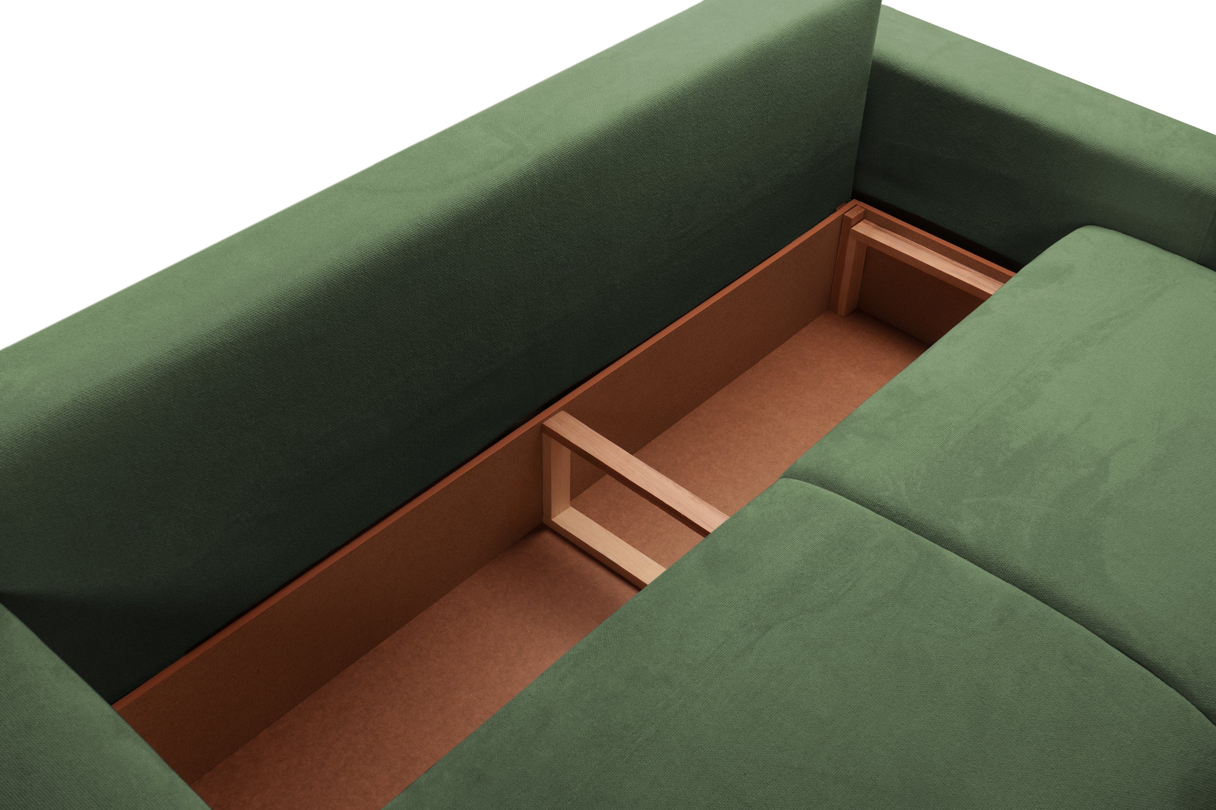 Canapea Extensibilă 3 locuri KENZO, 235x100x93 cm, #color_Verde-Memphis