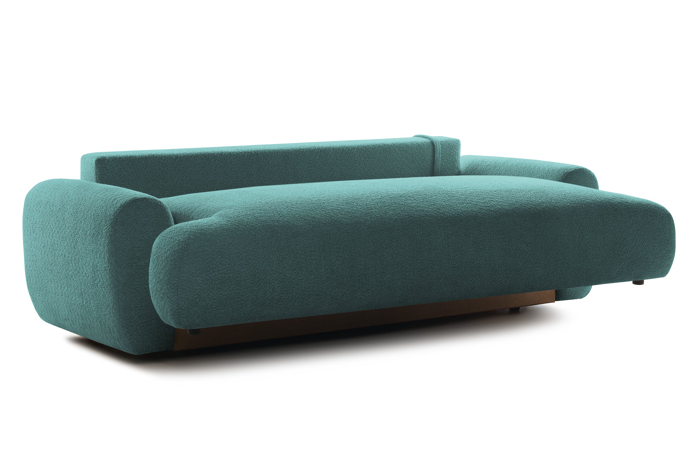 Canapea Extensibilă 3 locuri NOA, cu ladă depozitare, 244x108x80 cm, #color_Albastru-Anthology