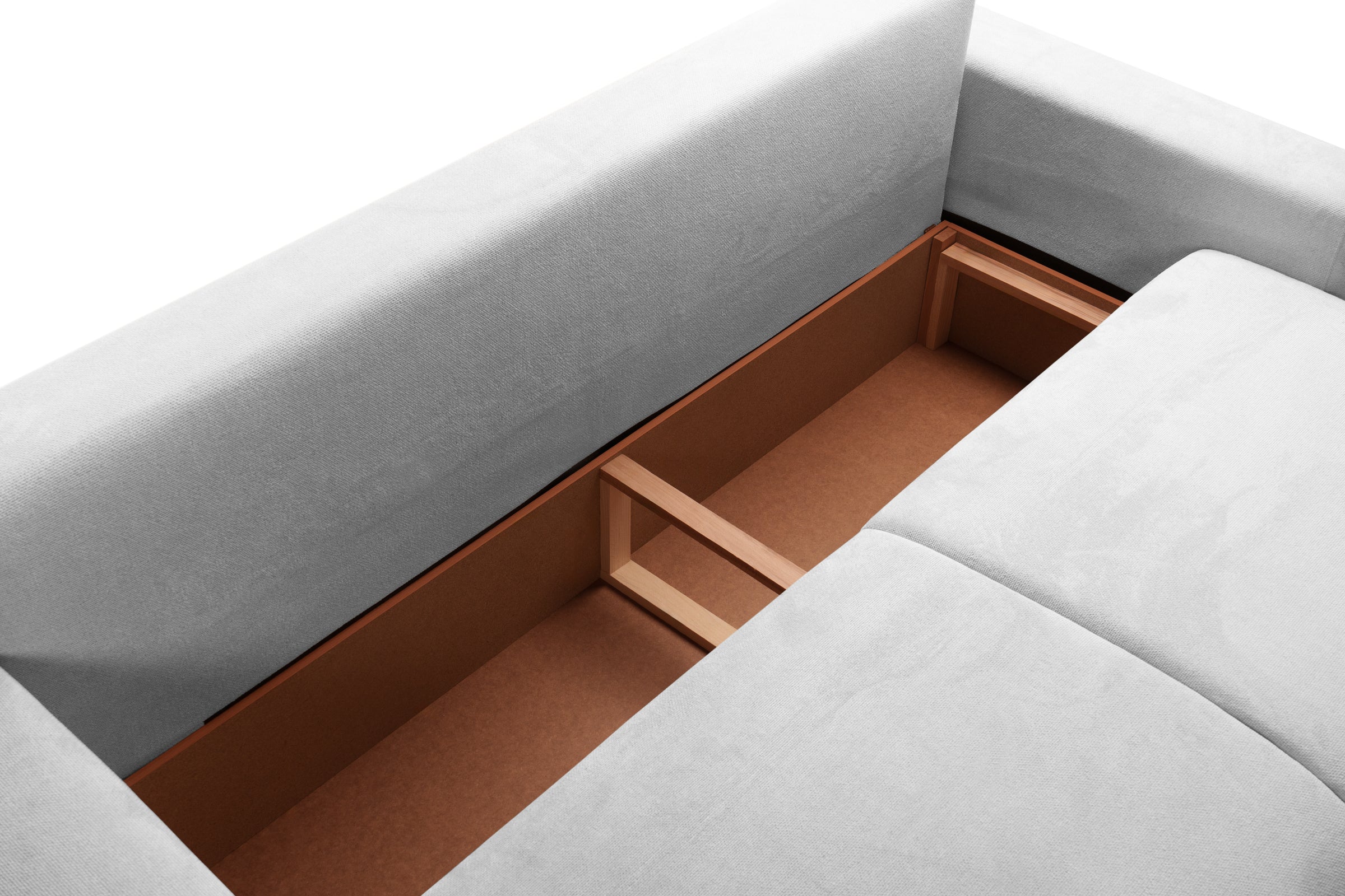 Canapea Extensibilă 3 locuri KENZO, 235x100x93 cm, #color_Gri-Argintiu-Memphis