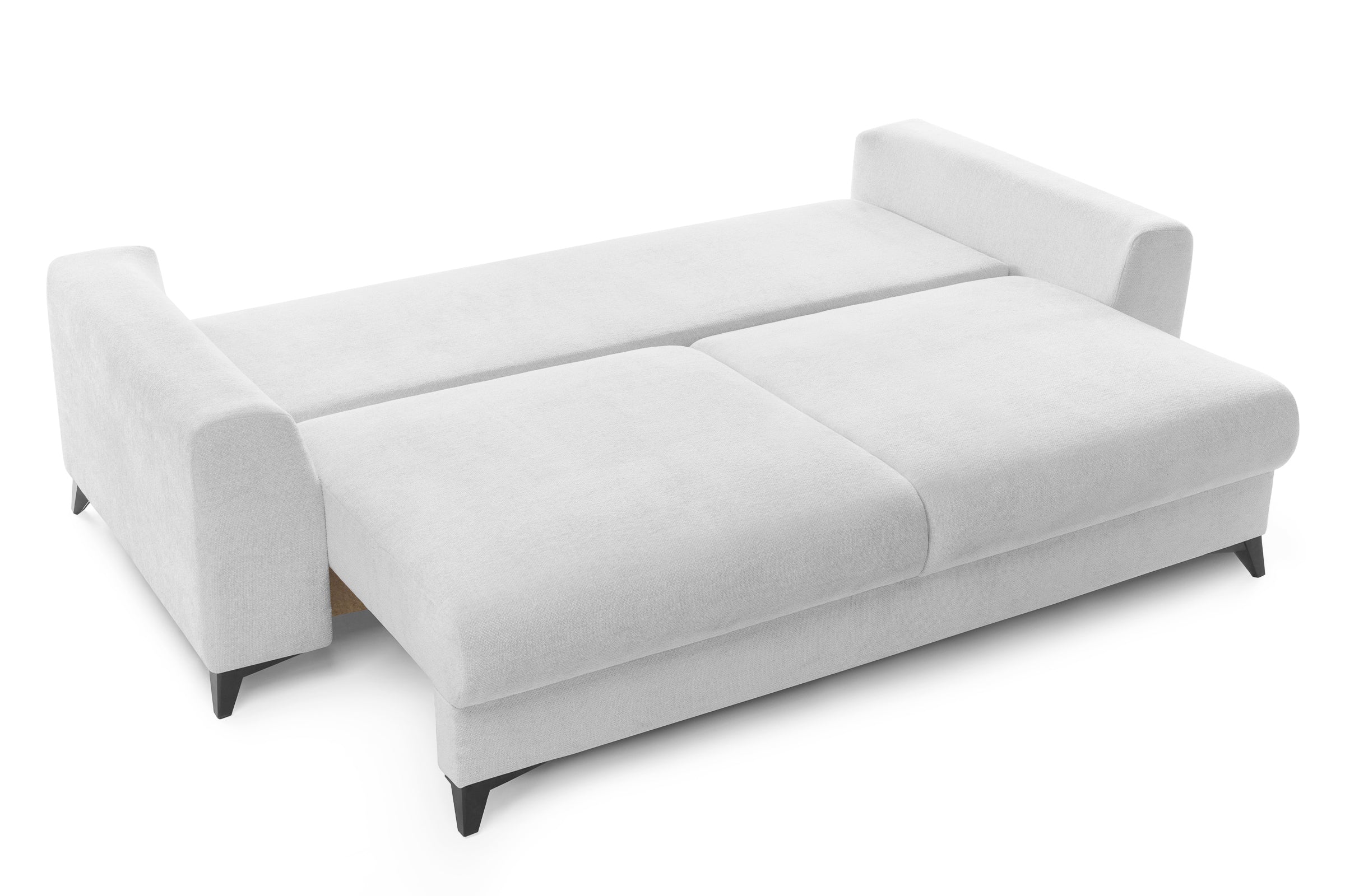 Canapea Extensibilă 3 locuri TIVOLI, 240x105x95 cm, #color_Gri-Argintiu-Mystery