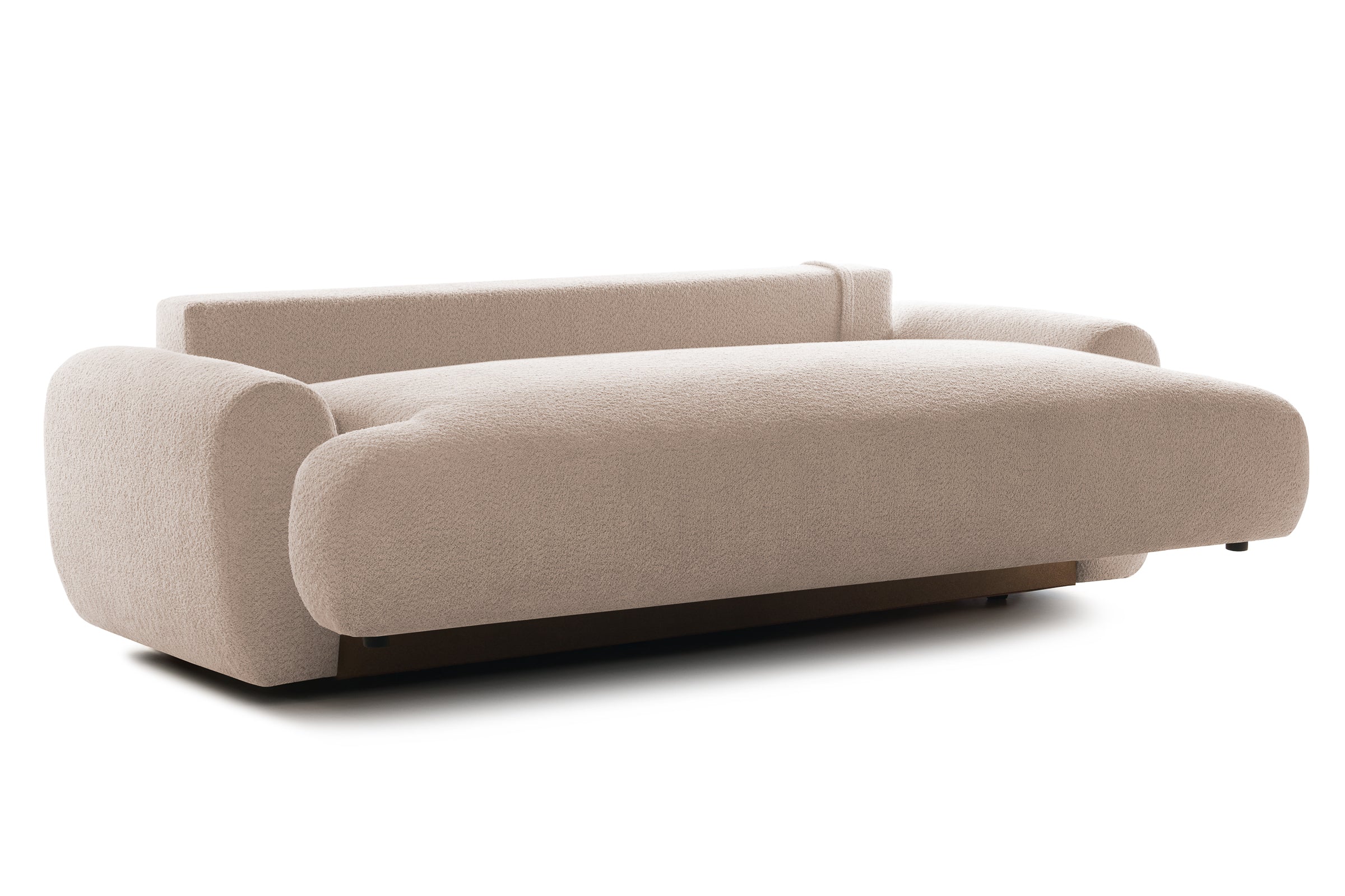 Canapea Extensibilă 3 locuri NOA, cu ladă depozitare, 244x108x80 cm, #color_Crem-Anthology