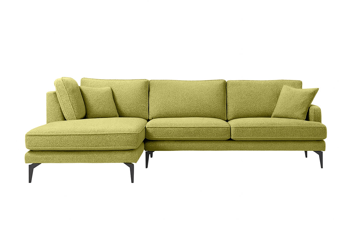 Colțar Fix AZURRO, cu ladă de depozitare, 280x90/180x85 cm - Prestigehome.ro - Colțar - Prestige #color_Verde-Olive-Mystery