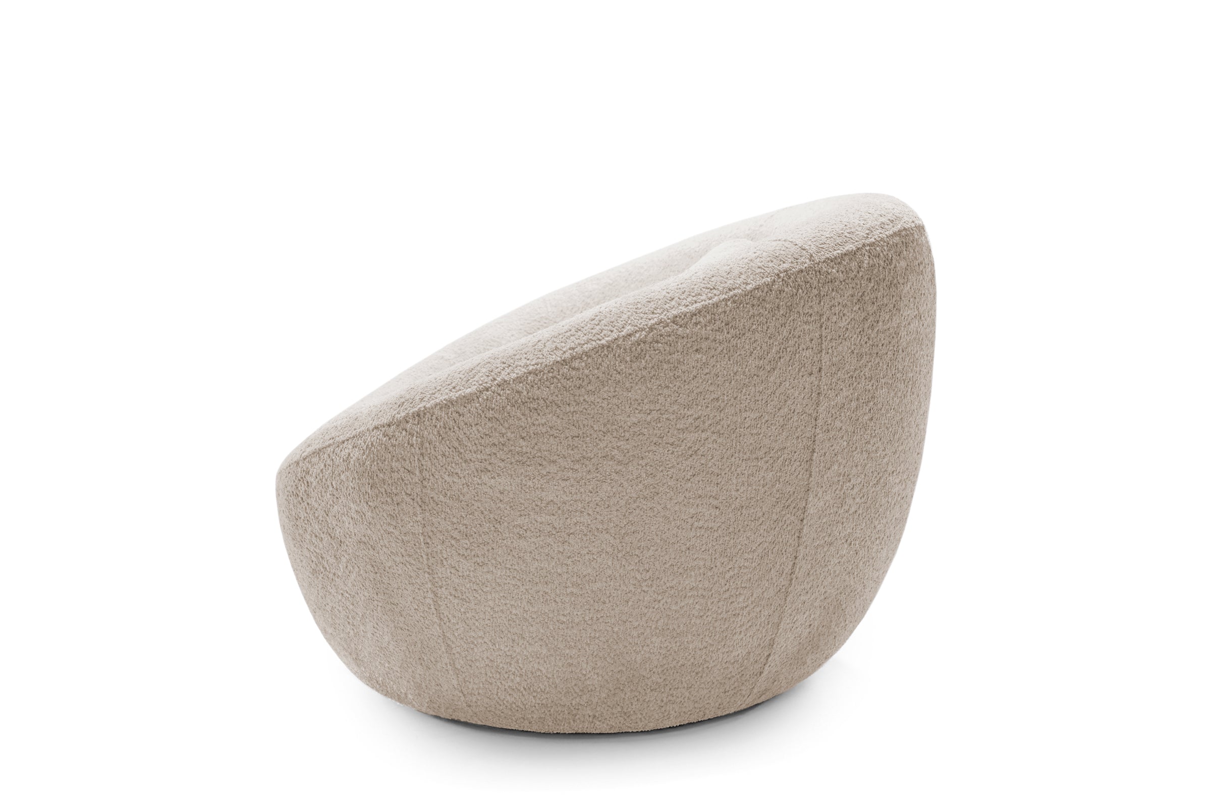 Fotoliu NIDO, suport lombar, 70x70x90 cm, #color_Bej-Anthology