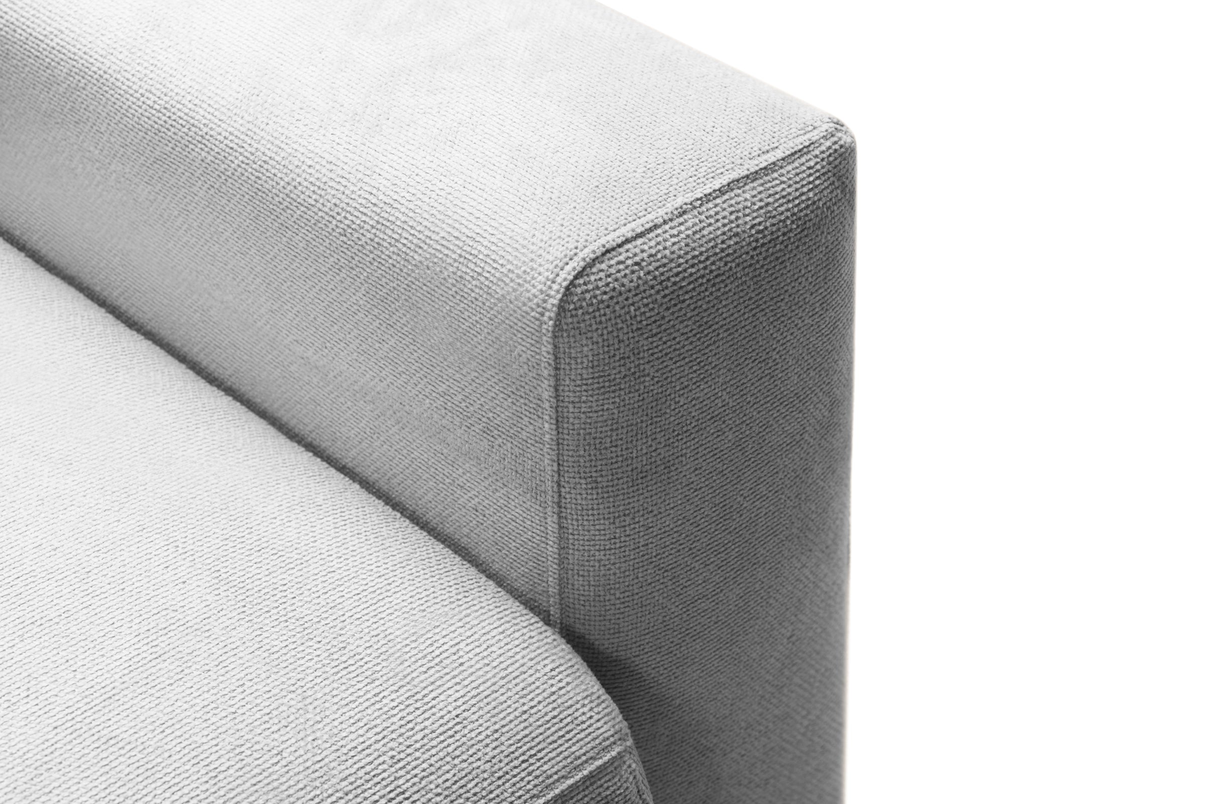 Canapea Extensibilă 3 locuri KENZO, 235x100x93 cm, #color_Gri-Argintiu-Memphis