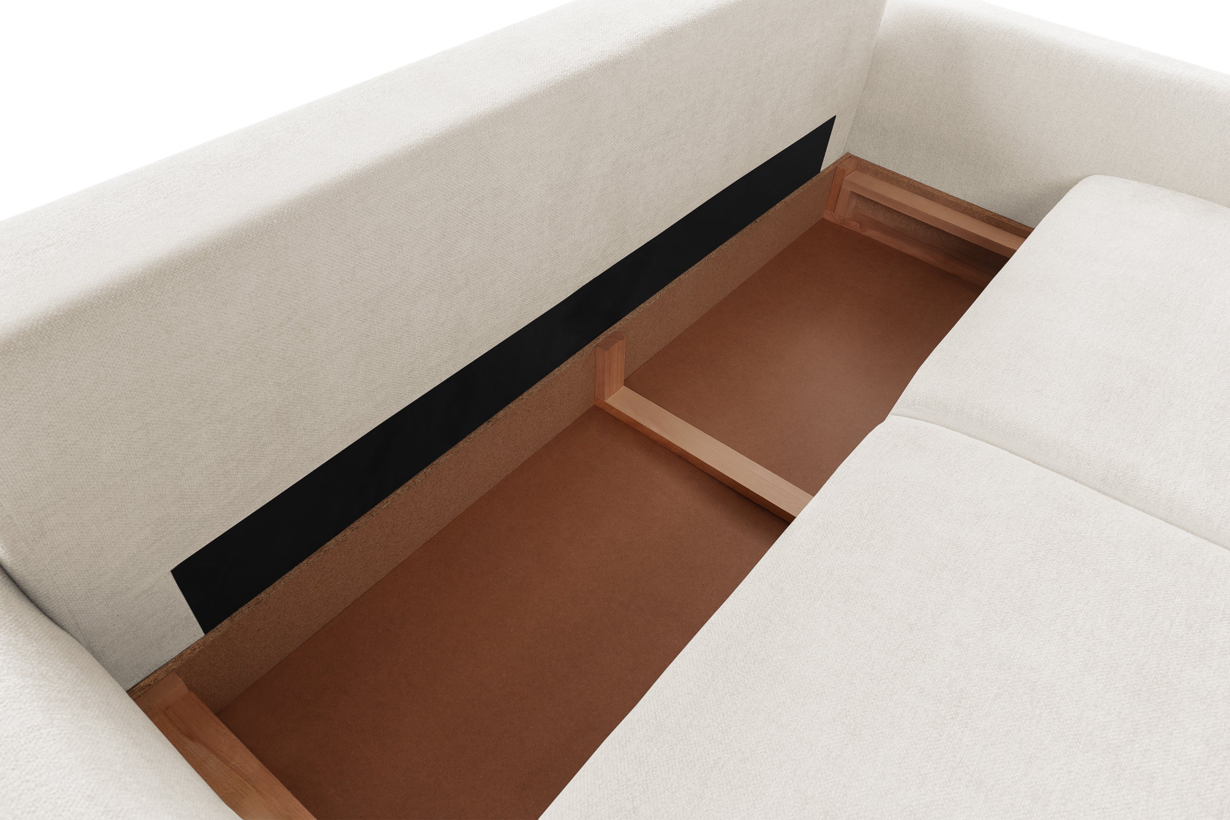 Canapea Extensibilă 3 locuri TIVOLI, 240x105x95 cm, #color_Crem-Mystery