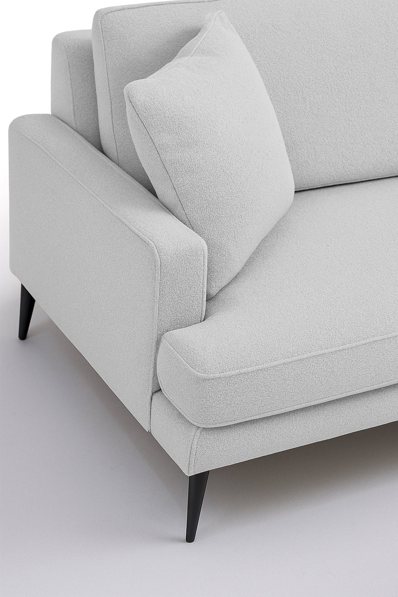 Canapea Fixă AZURRO, 2 locuri, 175x90x85 cm - Prestigehome.ro - Canapea - Prestige #color_Gri-Argintiu-Mystery