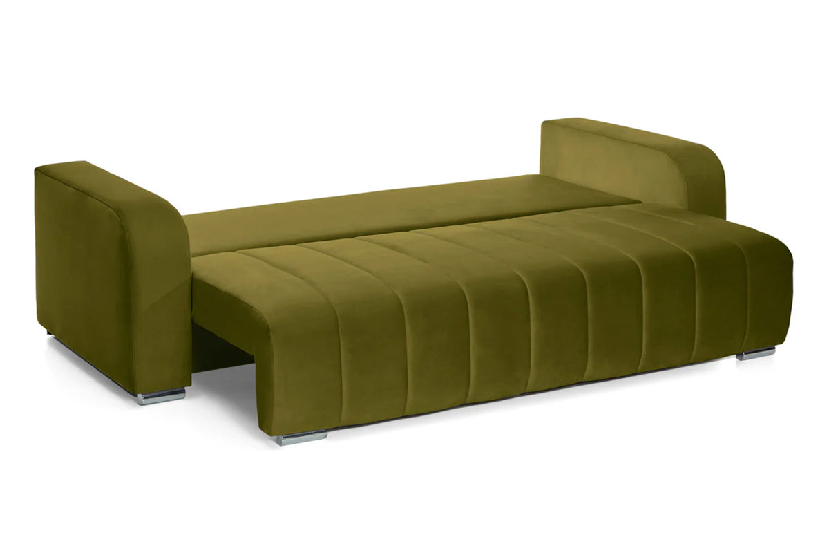 Canapea Extensibila 3 locuri Diego, cu lada de depozitare, 230x92x90 cm - Prestigehome.ro - Canapea - Prestige - #color_velutto-masliniu