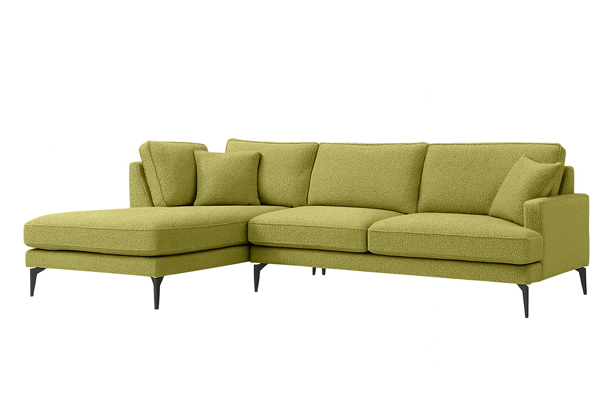 Colțar Fix AZURRO, cu ladă de depozitare, 280x90/180x85 cm - Prestigehome.ro - Colțar - Prestige #color_Verde-Olive-Mystery