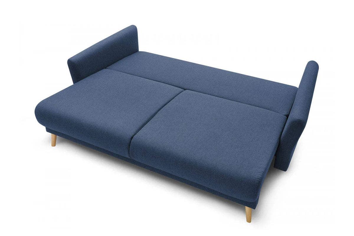 Canapea Extensibilă 3 locuri JULIET, cu ladă de depozitare, 215x88x95 cm - Prestigehome.ro - Canapea - Prestige #color_Albastru-Inchis-Como