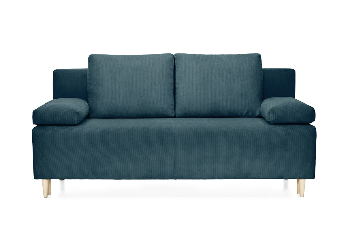 Canapea Extensibila 3 locuri Candy, cu lada de depozitare, 190x95x100cm - Prestigehome.ro - Canapea - Prestige - #color_Albastru-Fjord