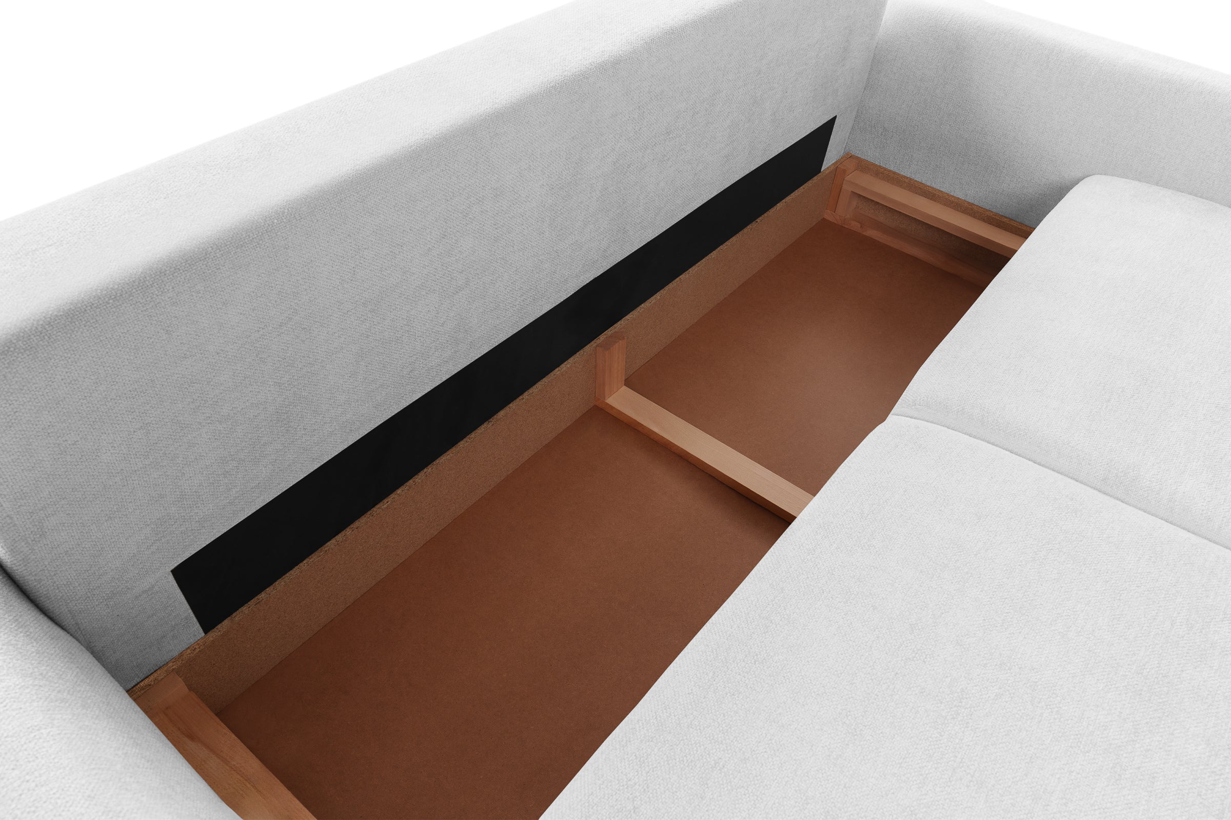 Canapea Extensibilă 3 locuri TIVOLI, 240x105x95 cm, #color_Gri-Argintiu-Mystery