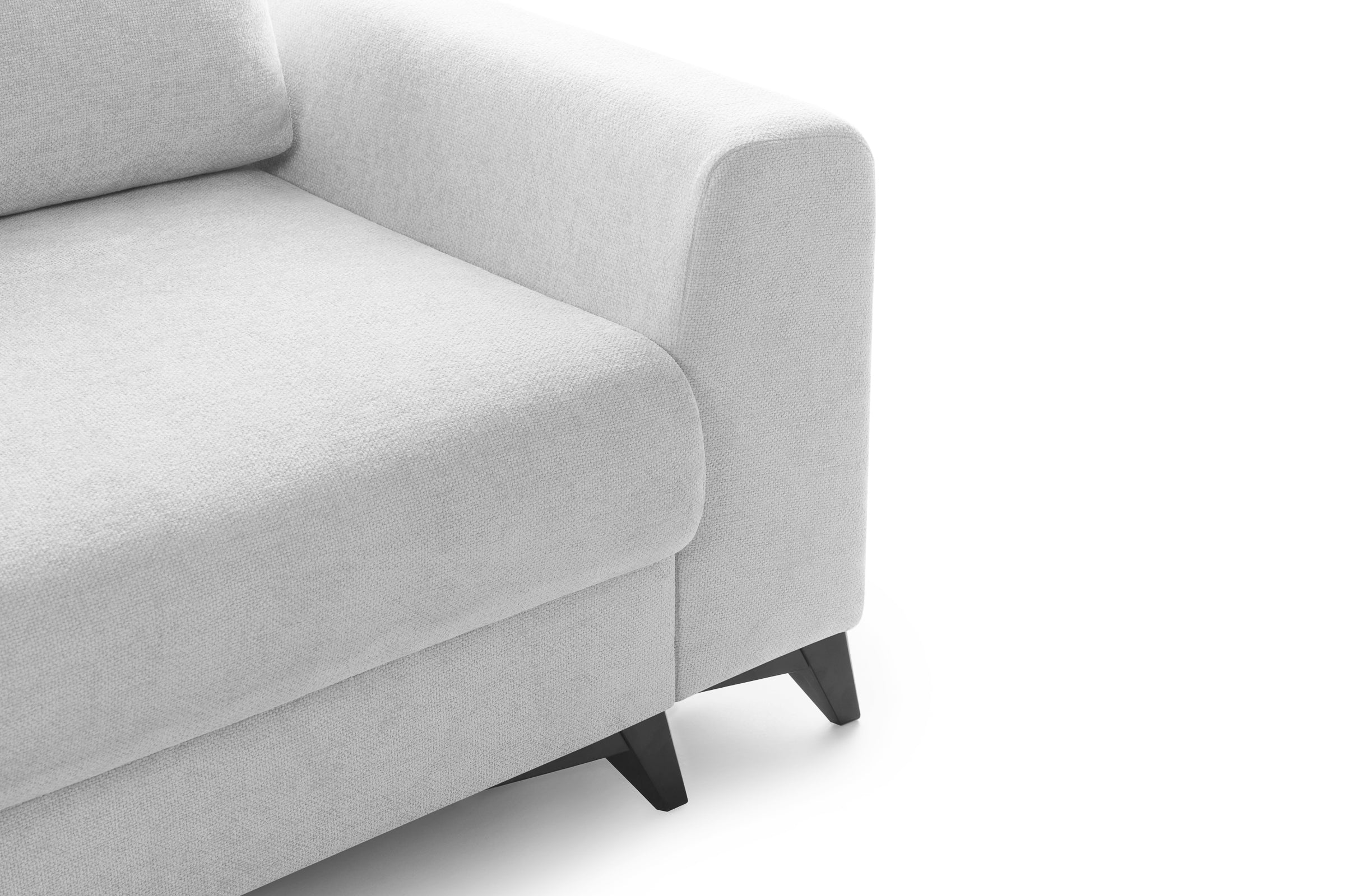 Canapea Extensibilă 3 locuri TIVOLI, 240x105x95 cm, #color_Gri-Argintiu-Mystery