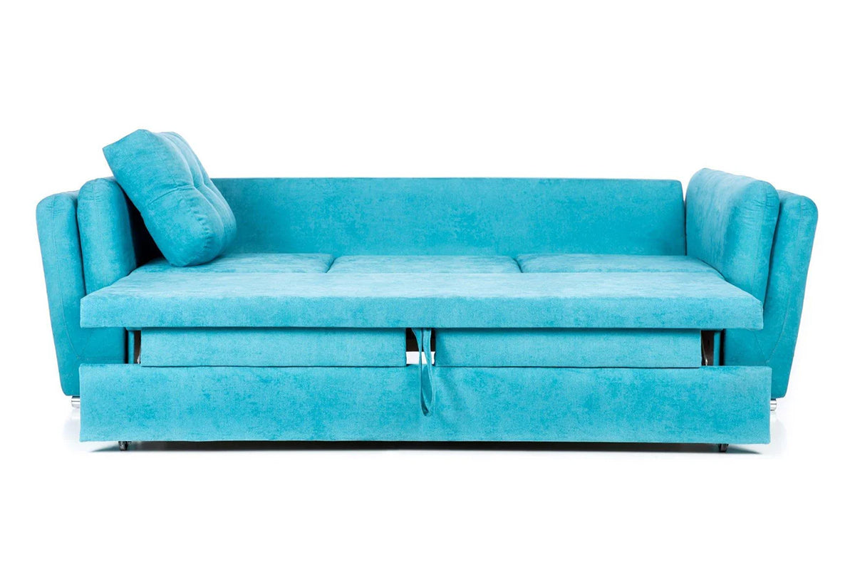 Canapea Extensibila 3 locuri JAZZ, 250x105x70 cm, Turcoaz - Prestigehome.ro - Canapea 3 Locuri - Prestige - #color_turcoaz-enjoy